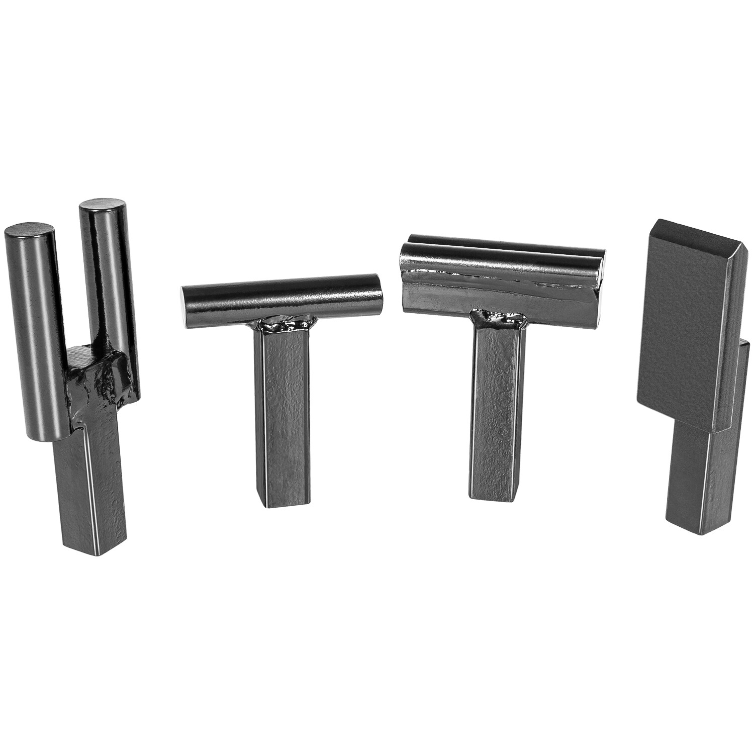 1 Inch Blacksmith Anvil Hardy Tool Set – Hot Cut, Creasing Stake, Fuller, Fork