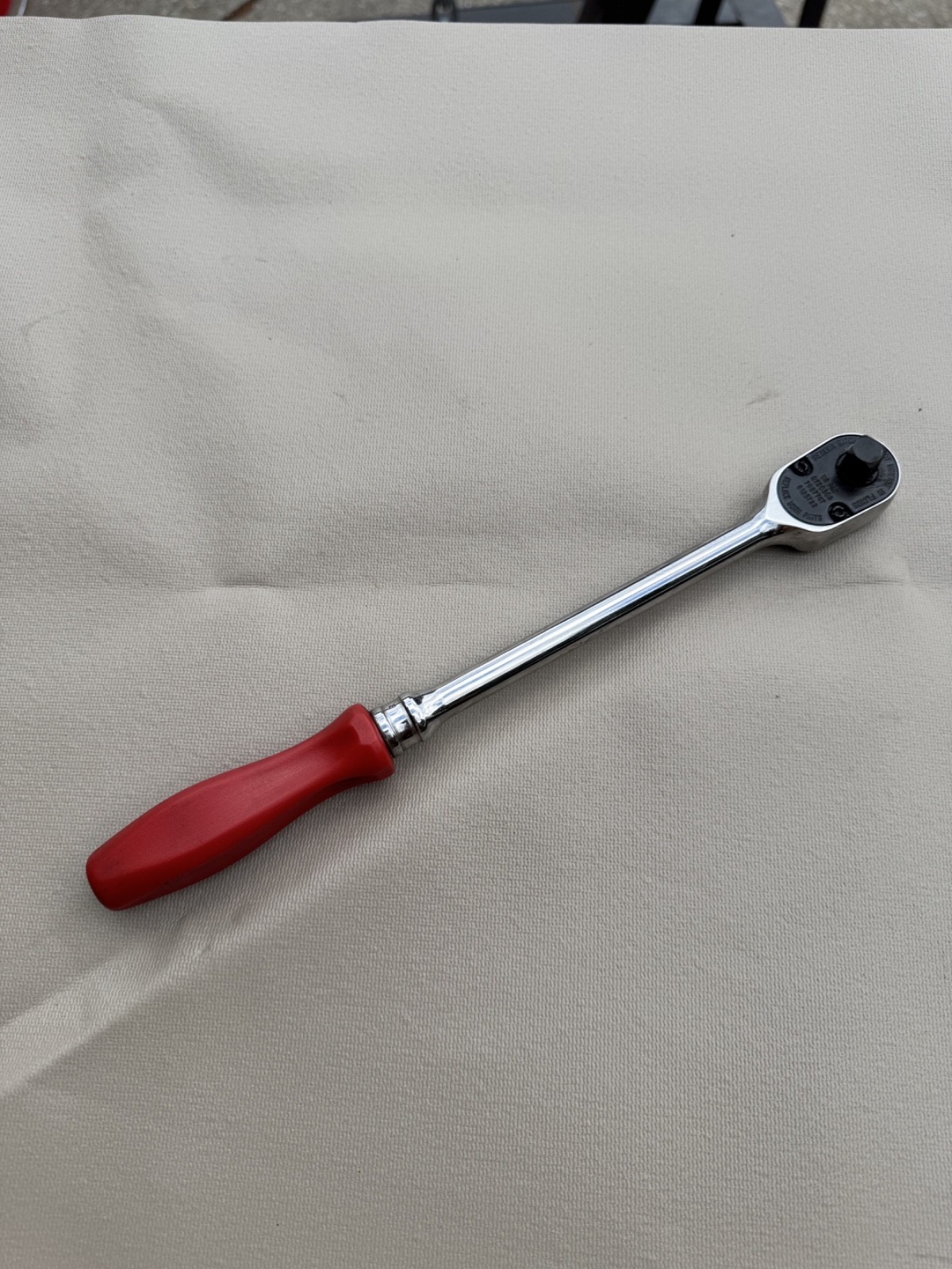 Snap-on Ratchet FHLD80 3/8″ Drive Long Handle Red Hard Handle 80-Tooth
