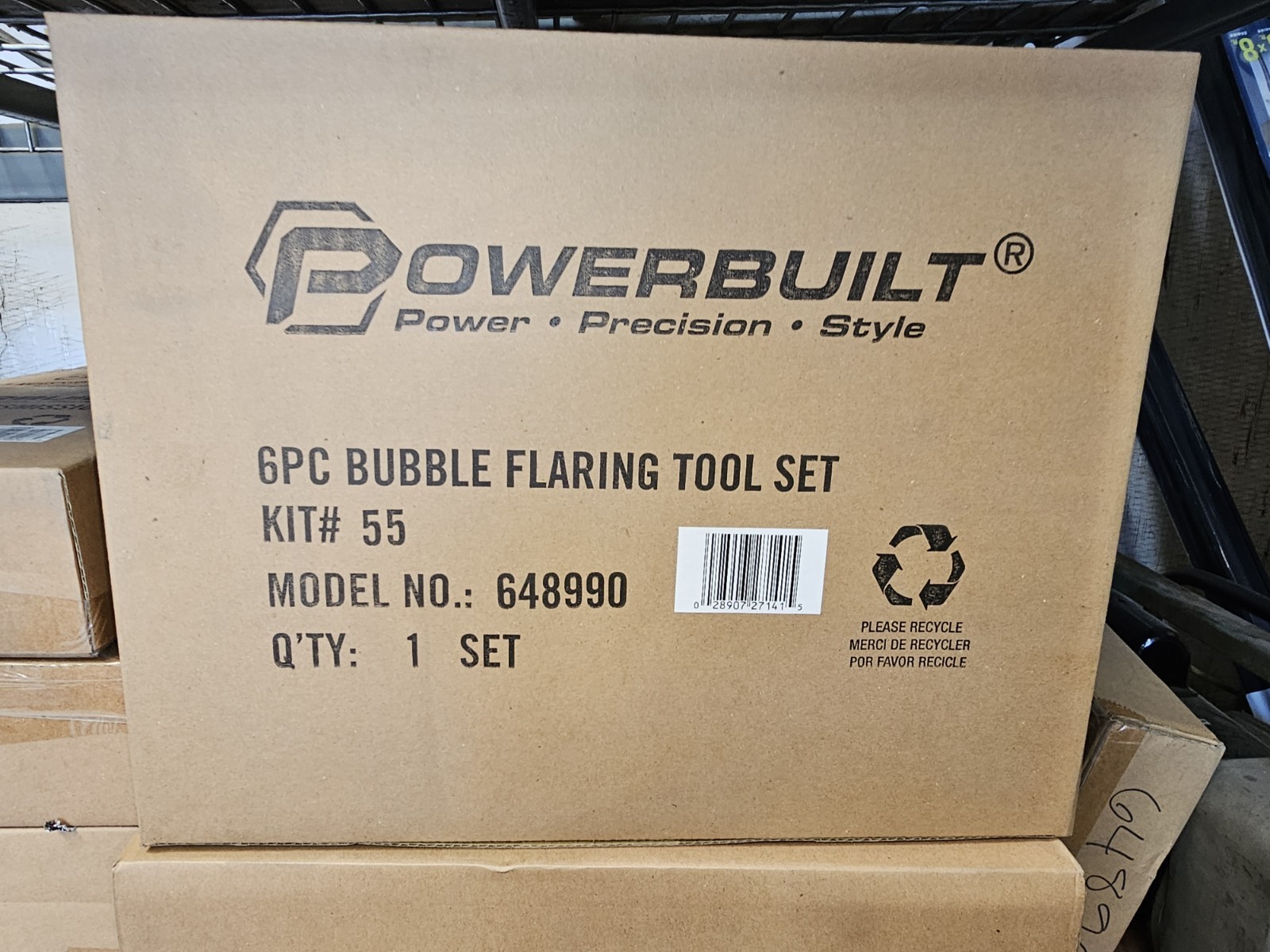 Powerbuilt KIT 55 6 Piece Bubble Flaring Tool Kit with Case New Sealed
