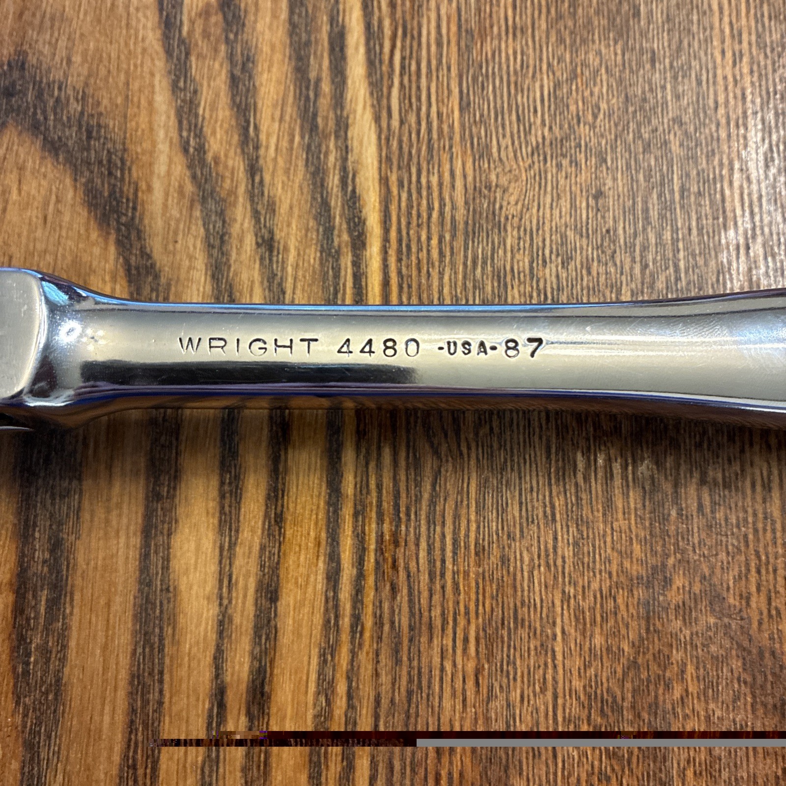 Wright Tool USA 1/2″ Drive Open Gear Ratchet No 4480-WORKS
