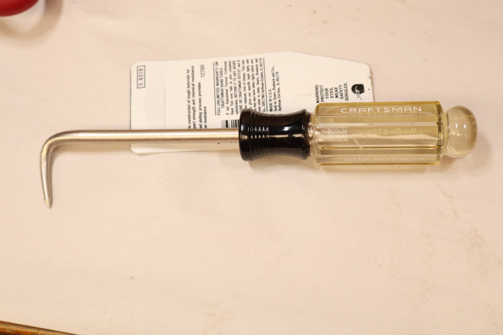 Sears Craftsman USA NOS MINT COTTER PIN EXTRACTOR 4319 WF PULLER #2