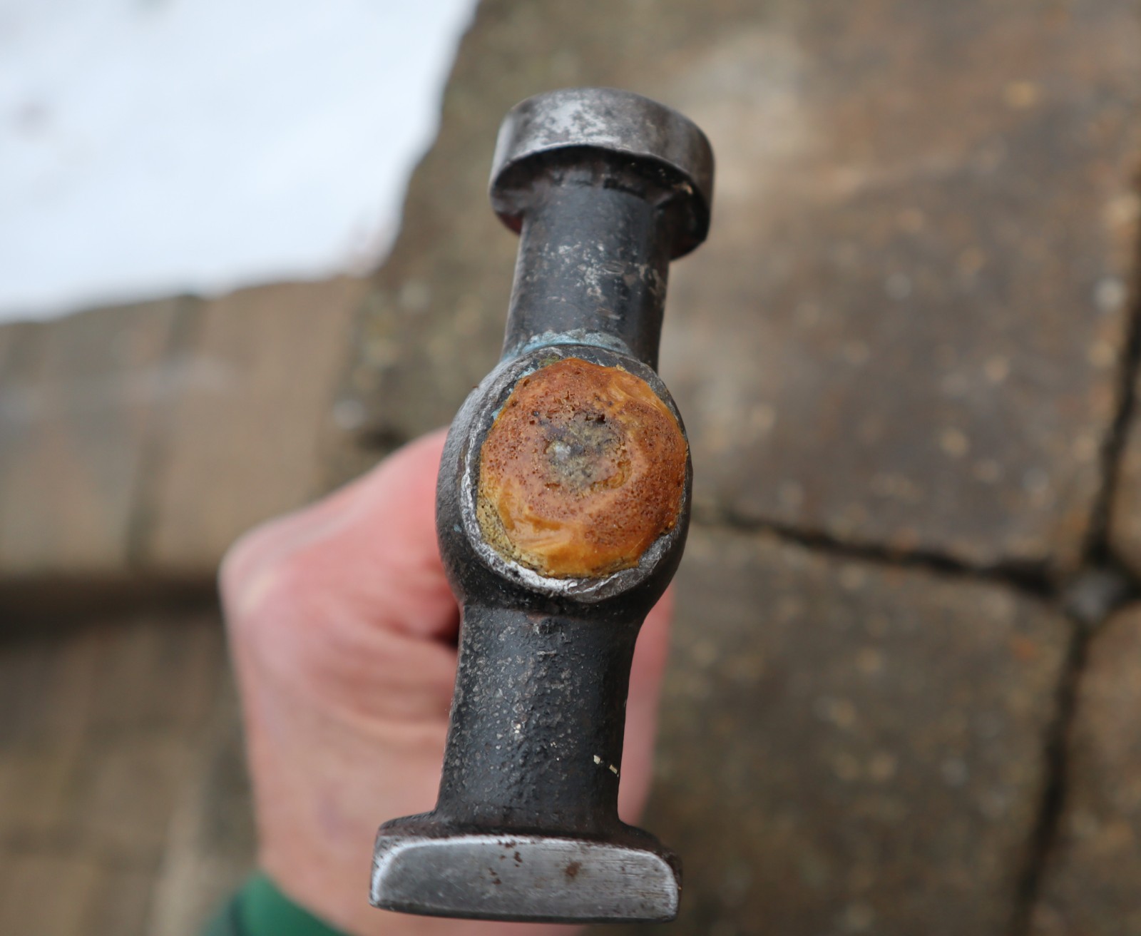 Vintage Hand Planishing Hammer – Automotive Body Work Hammer 11.5″; 14 Oz.