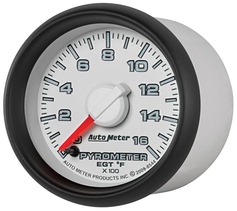 Autometer Factory Match 52.4mm Full Sweep Electronic 0-1600 Deg F EGT/Pyrometer