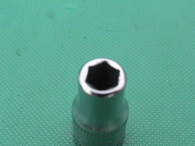 SNAP ON 6MM TMM6 1/4″ DRIVE METRIC 6 PT SHALLOW CHROME SOCKET 6 MM TMM VERY NICE