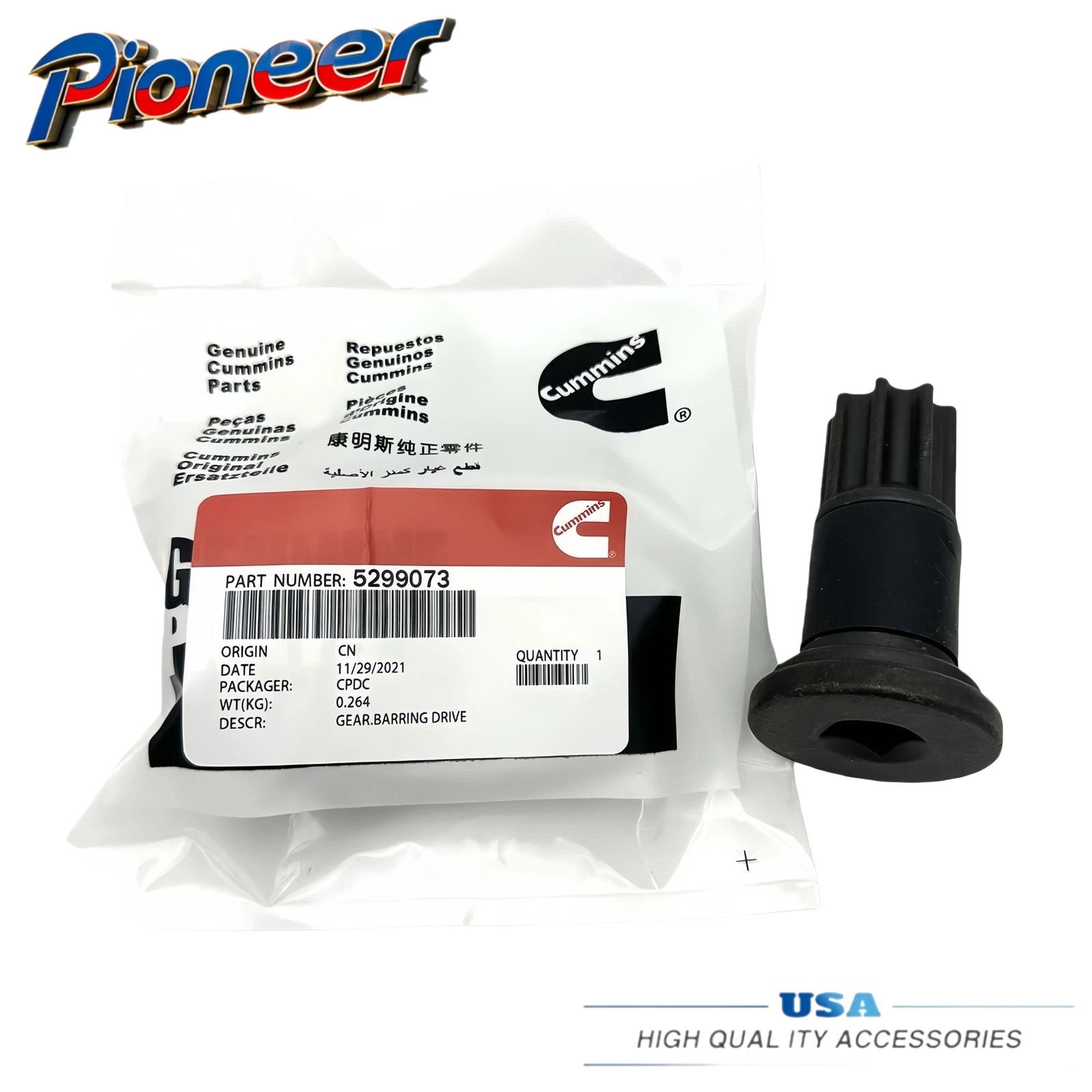 Engine Barring Tool 5299073 3824591 for Dodge Cummins B/C 5.9L Diesel OTC-7471A