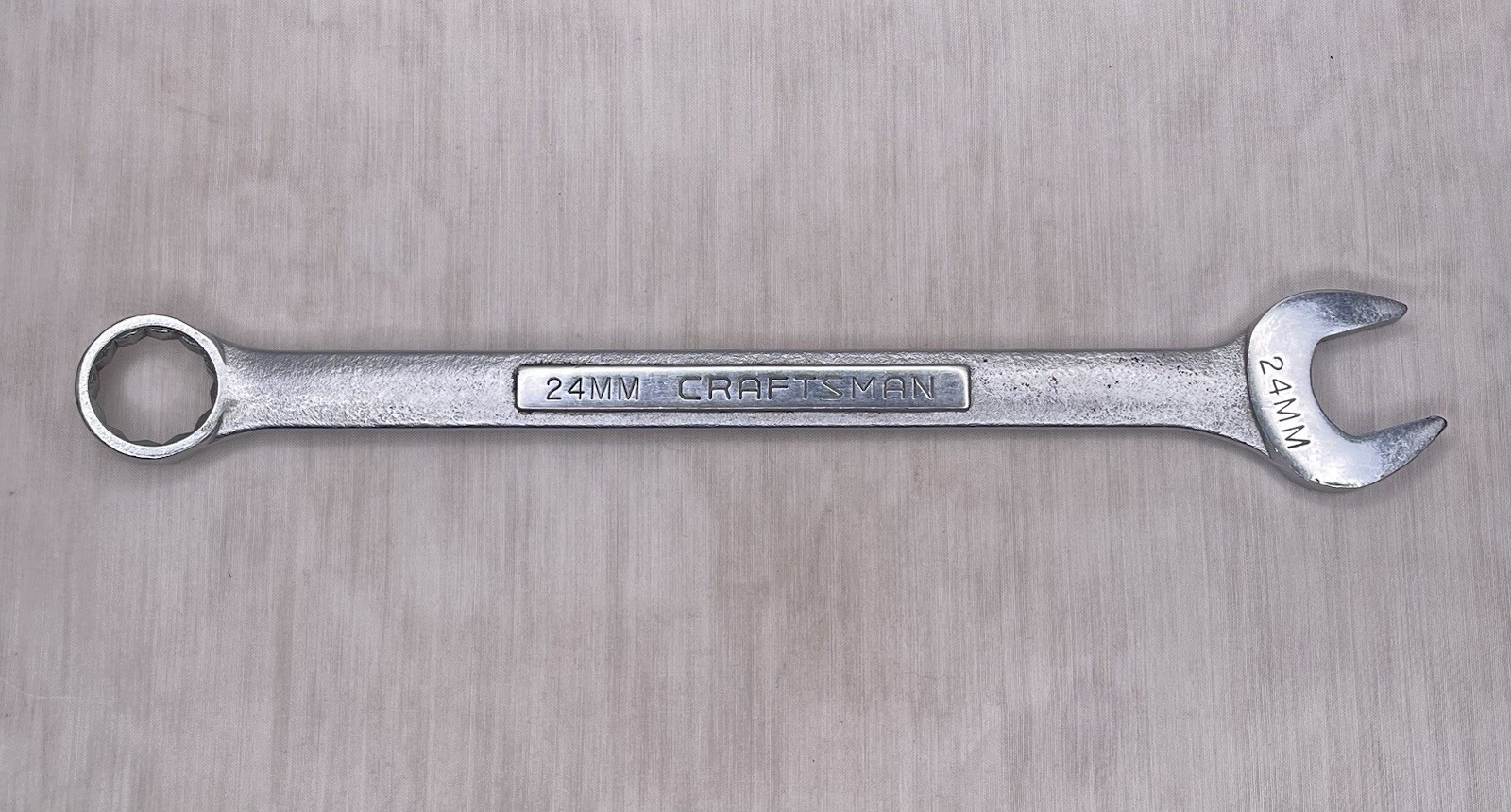 Craftsman 24mm 12pt Combination Wrench -VV- Vintage 42923, Made In USA, Metric