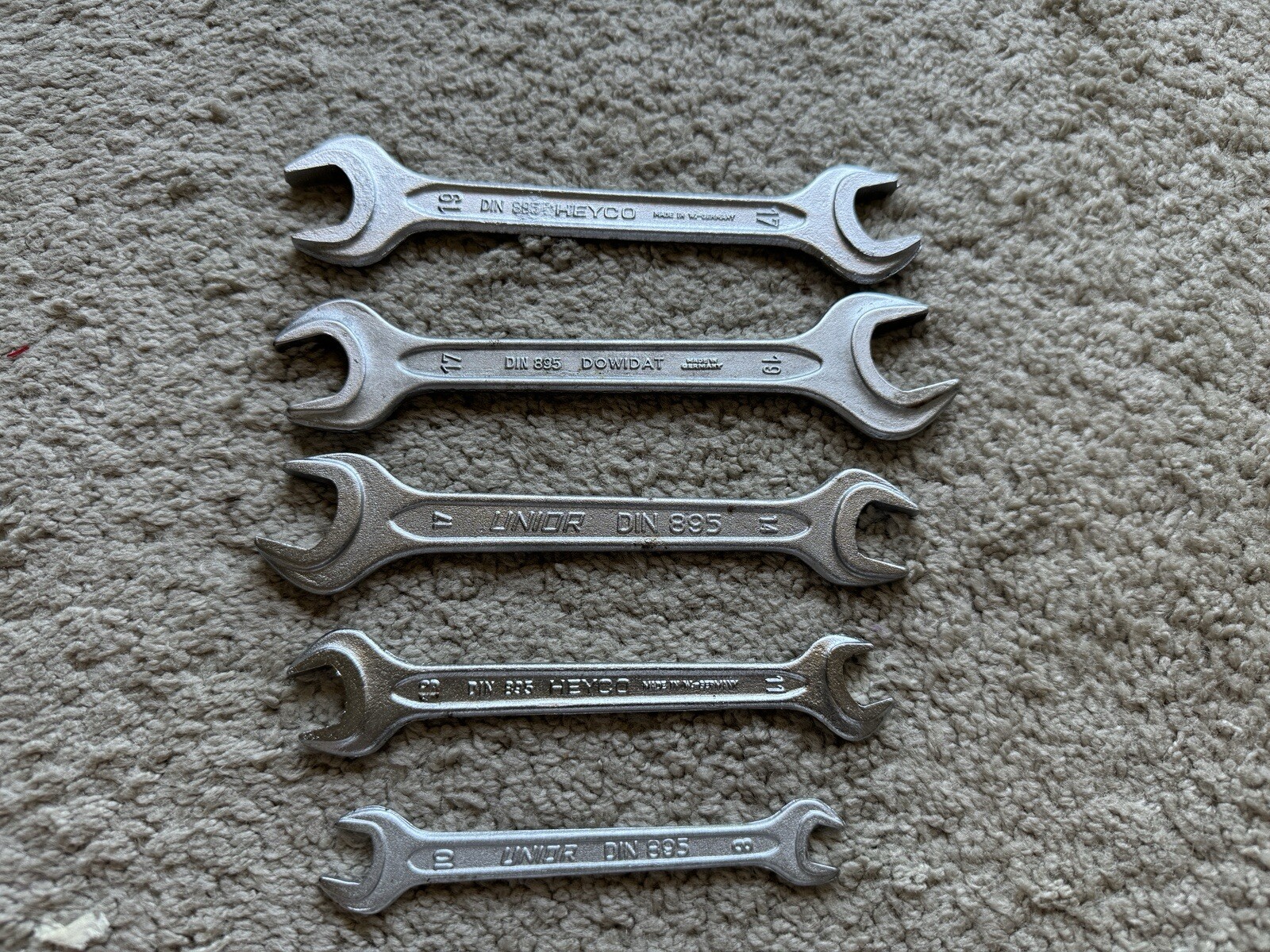 80s Mercedes Benz West German Tool Kit W123 Eclas Wrench 17 13 10 19 Unior Heyco