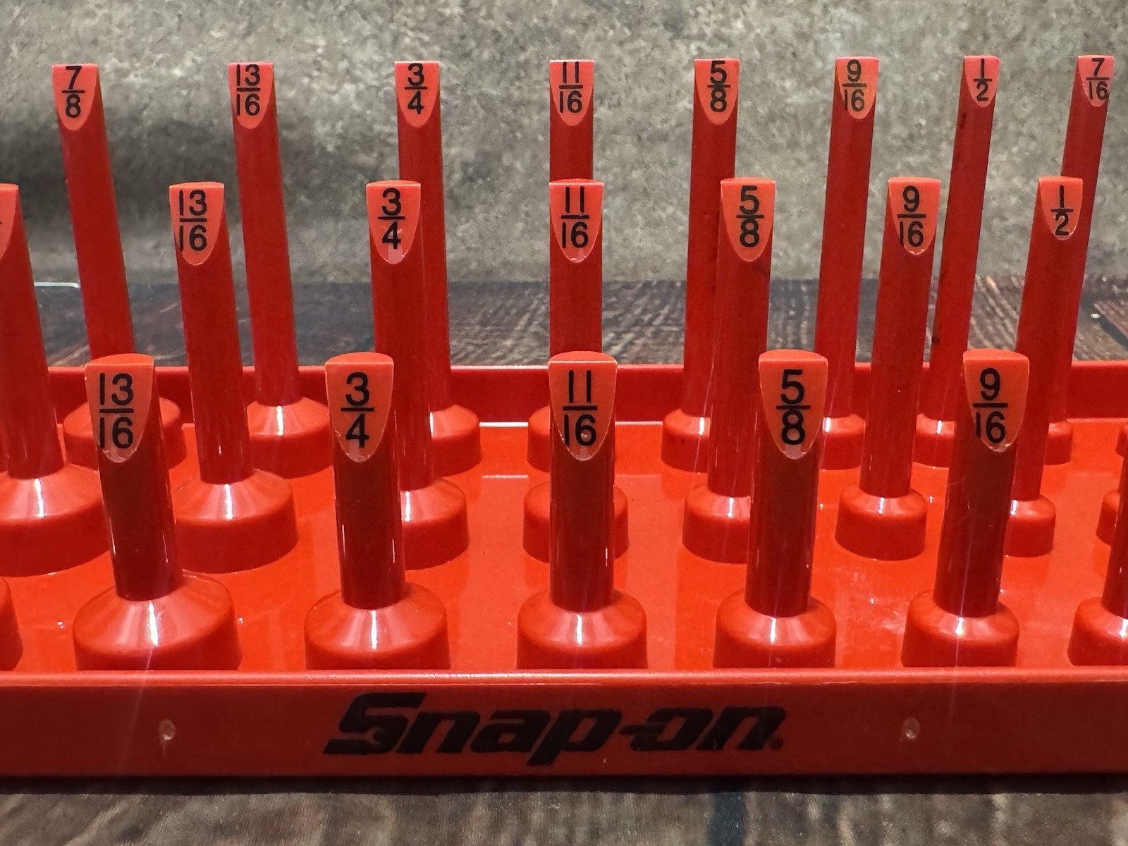 Snap On Socket Tray Set – Three Row Post – Metric & SAE – KA383METBK / KA383FRRD