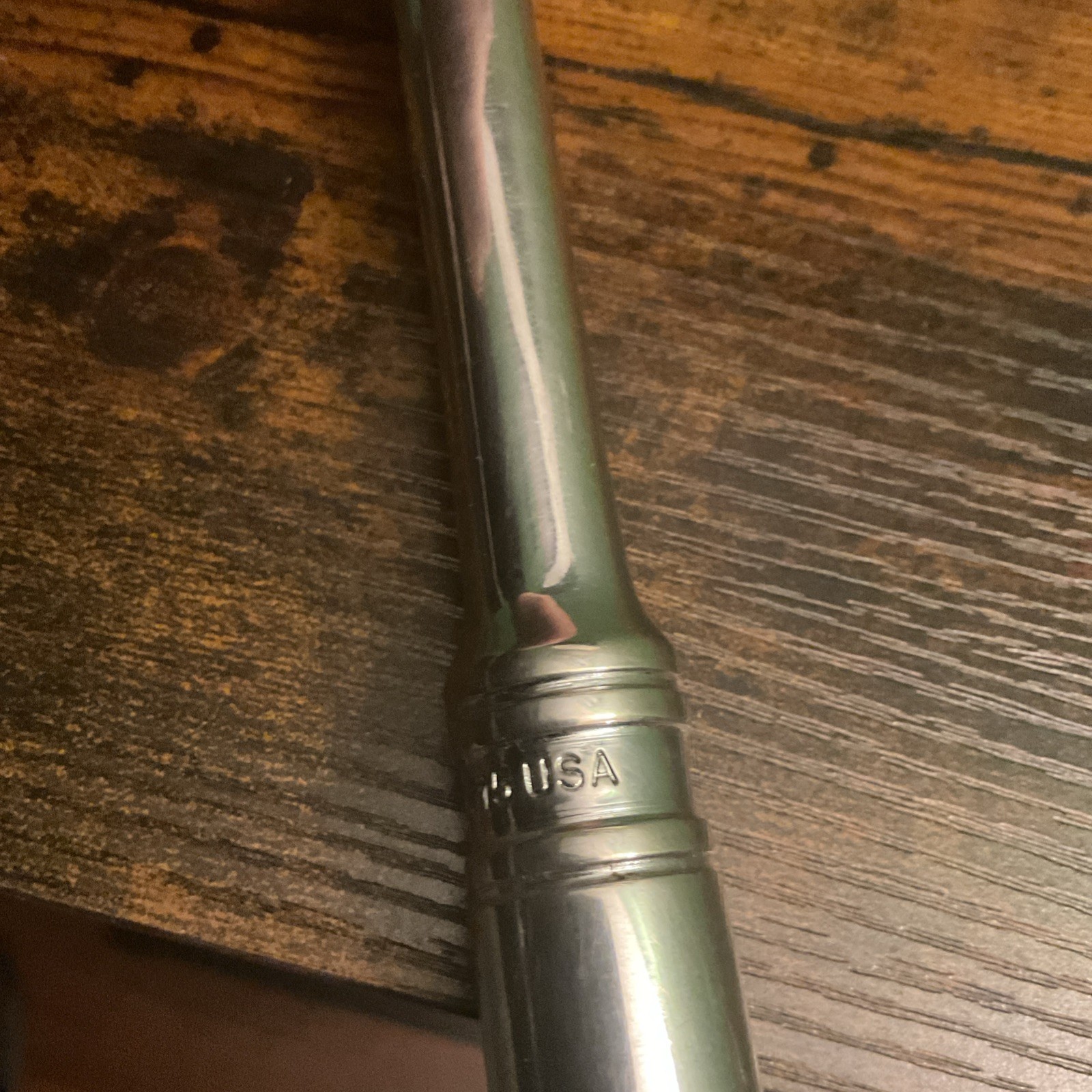 Vtg Snap On Tools SL715 1/2″ Dr Ratchet 15″ Long Lifetime Warranty From Snap-on