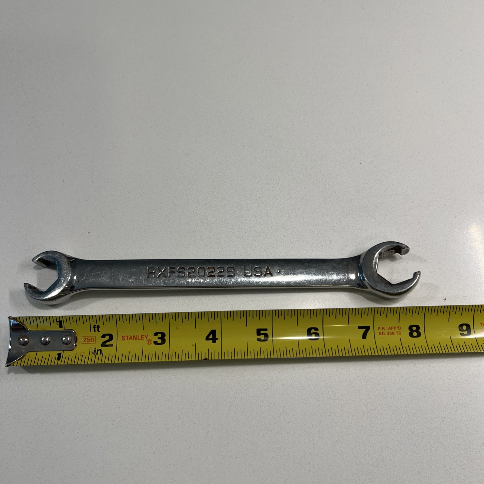Snap-on Tools 5/8″ & 11/16″ 6-point Flare Nut Tubing Line Wrench RXFS2022B USA