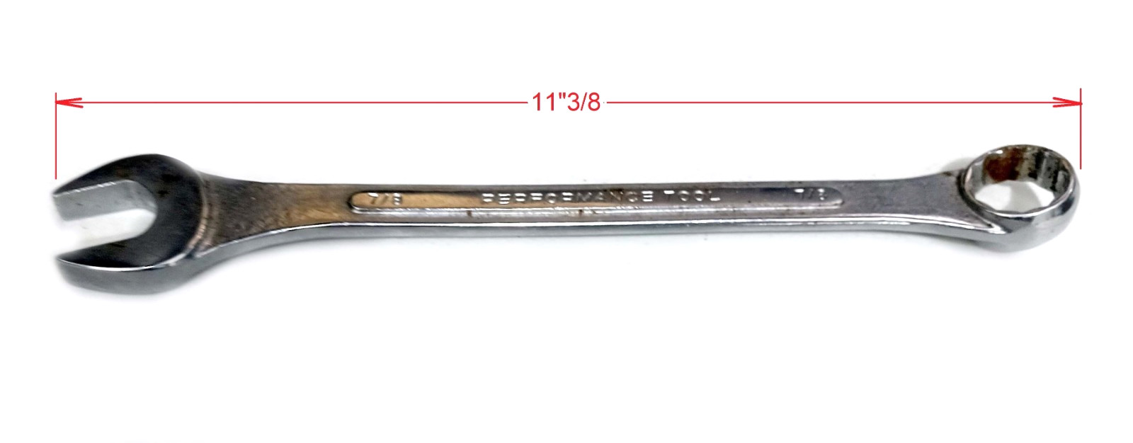 Performance Tool 7/8″ Combination Wrench – 12 Points – 11″3/8 Long