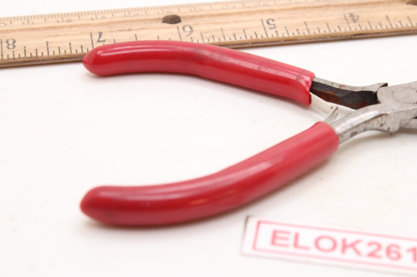 Mac Tools P301704 4″ Mini Nipper End Red Rubber Handle Cutting Pliers USA