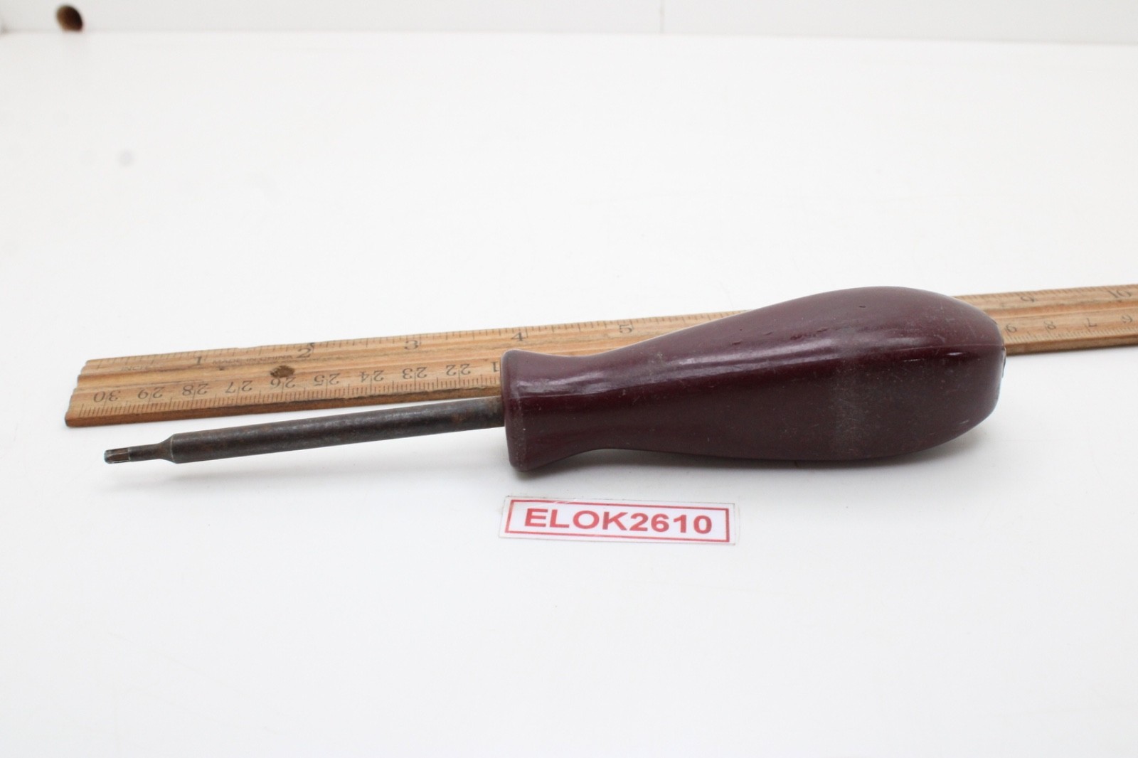 Matco Tools SDM T15 Torx 3″ Driver Burgundy Hard Handle USA