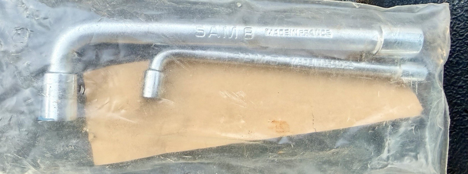 Vintage SAM #888 Universal Angled Socket Wrenches Set (2) Made in France NOS