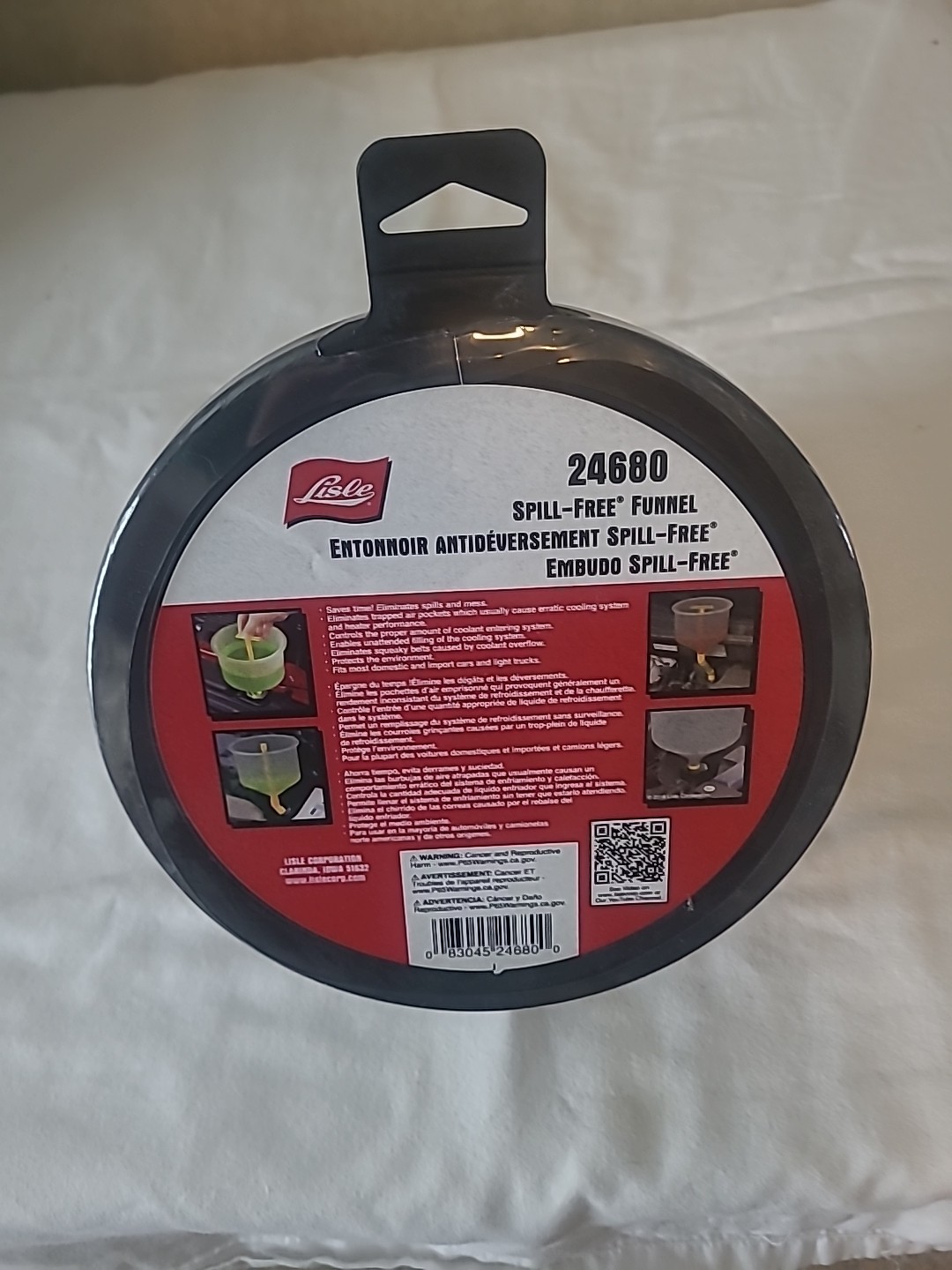 Spill-Free Funnel – Lisle Tool Corporation Prt# 24680