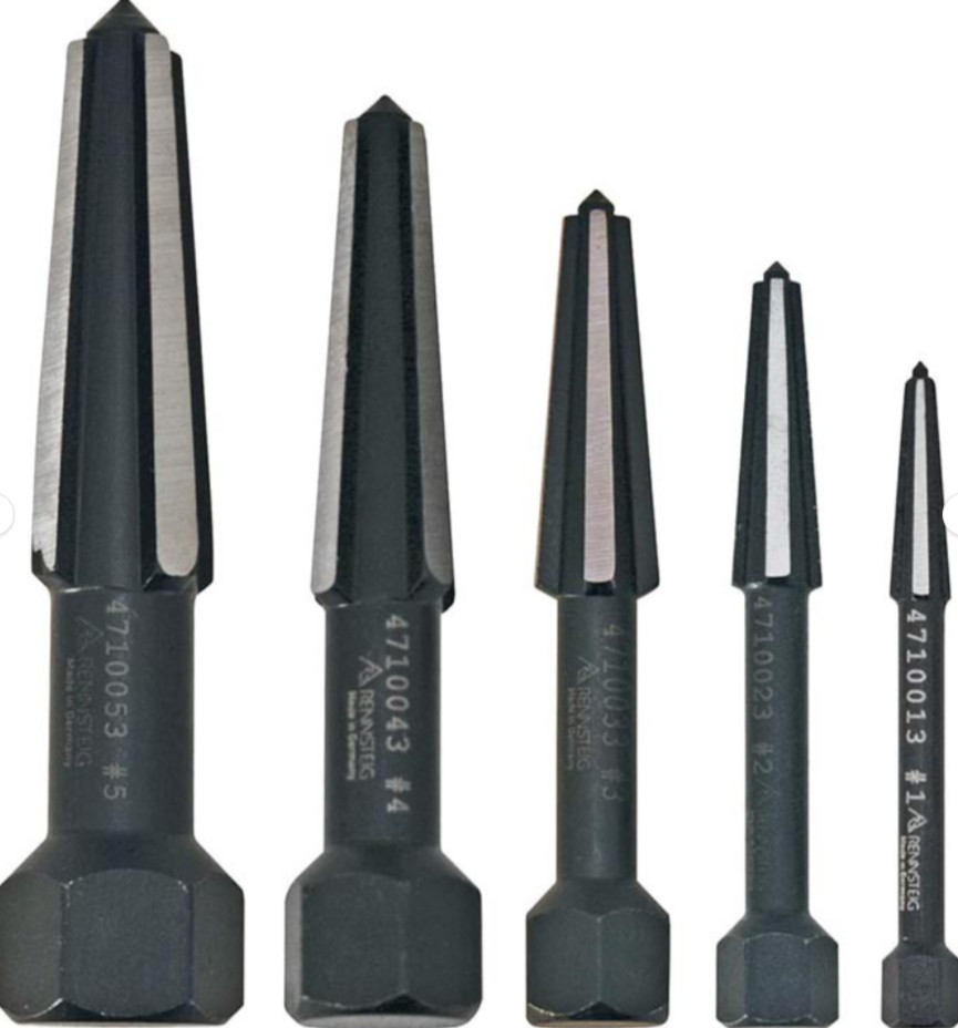Knipex 9R4719003 Screw Extractor Double-Edged Set Size 1 to 5 In Pouch AS IS