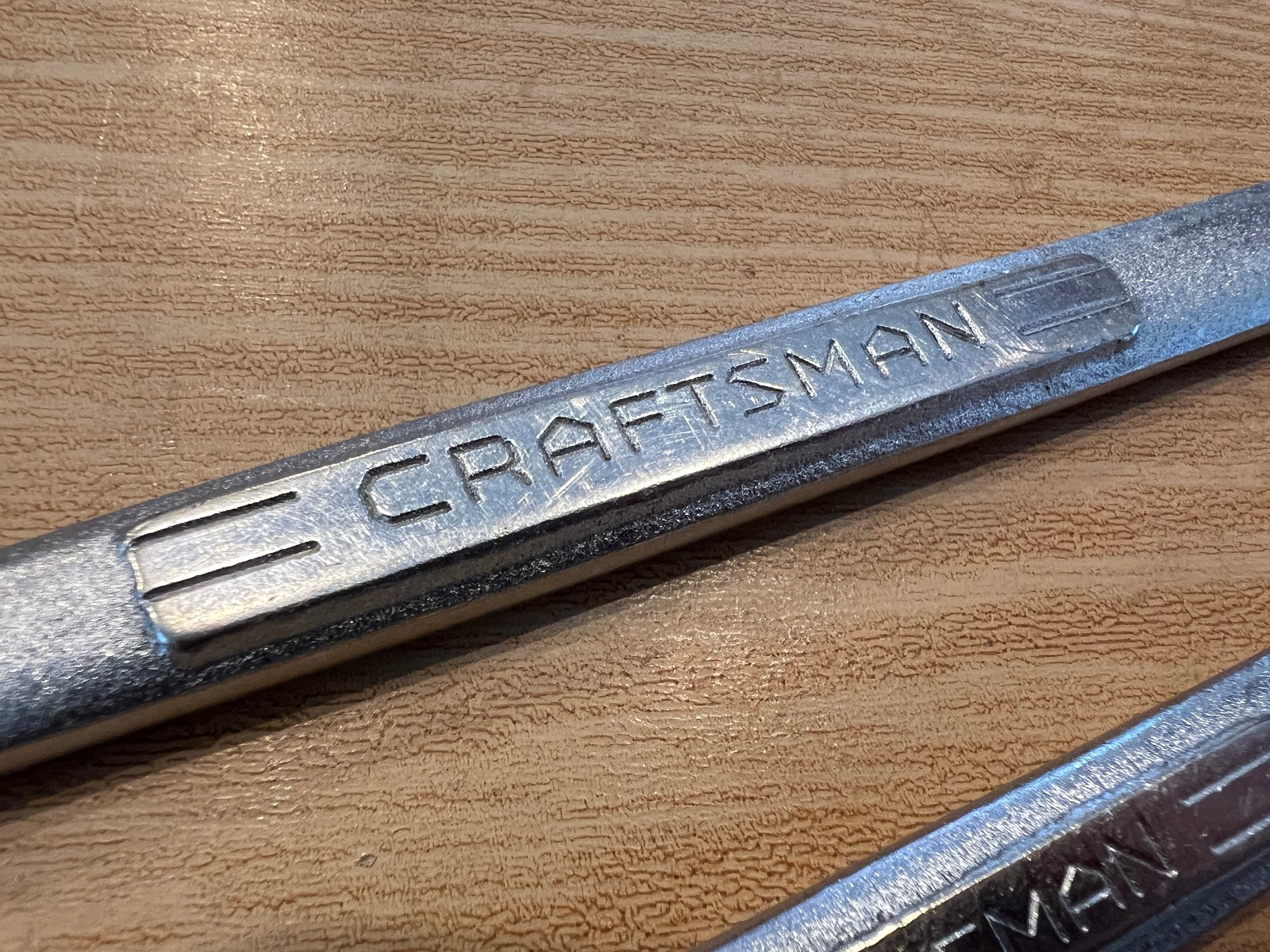 Sears Craftsman Double Open End Wrench Set USA 5/8×3/4 19/32×11/16 3/8×7/16 =V-