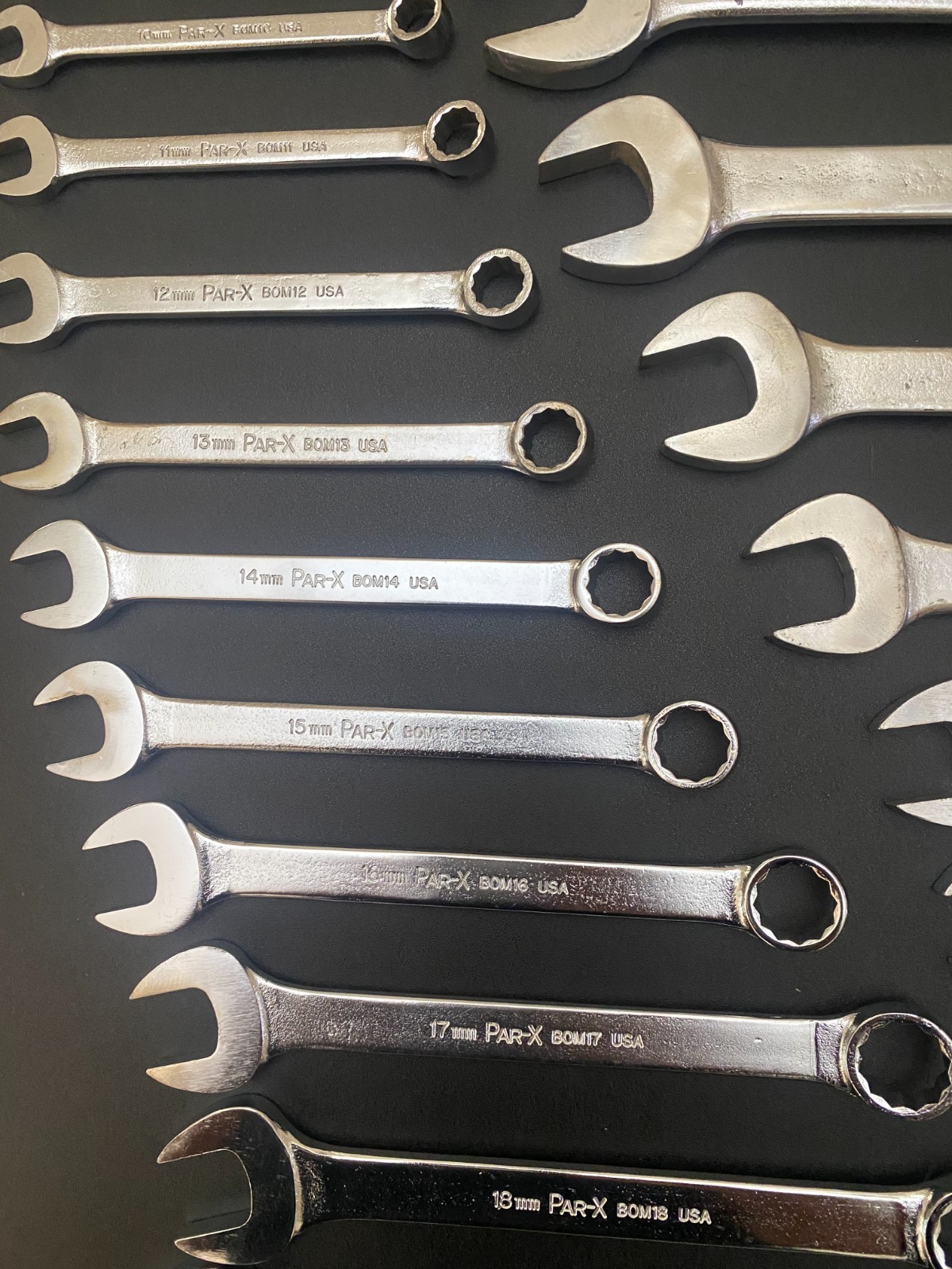 Par-X by Snap-On SAE Wrench Set and Metric Wrench Set 3/8″-1″ & 8mm to 19mm