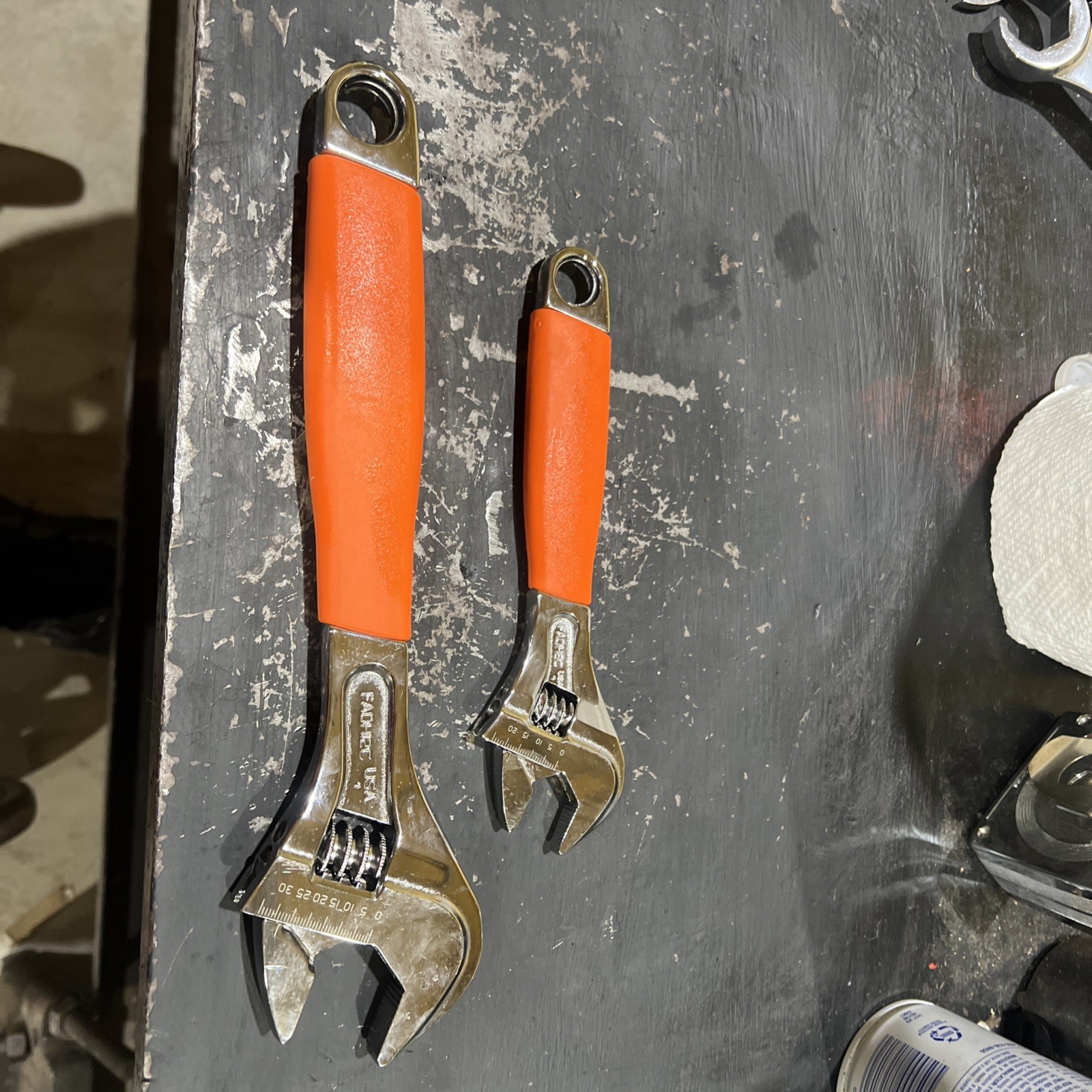 Snap-on 8″ 12″ Flank Drive Plus Adjustable Wrench Set USA VERSION FADH702C10 New
