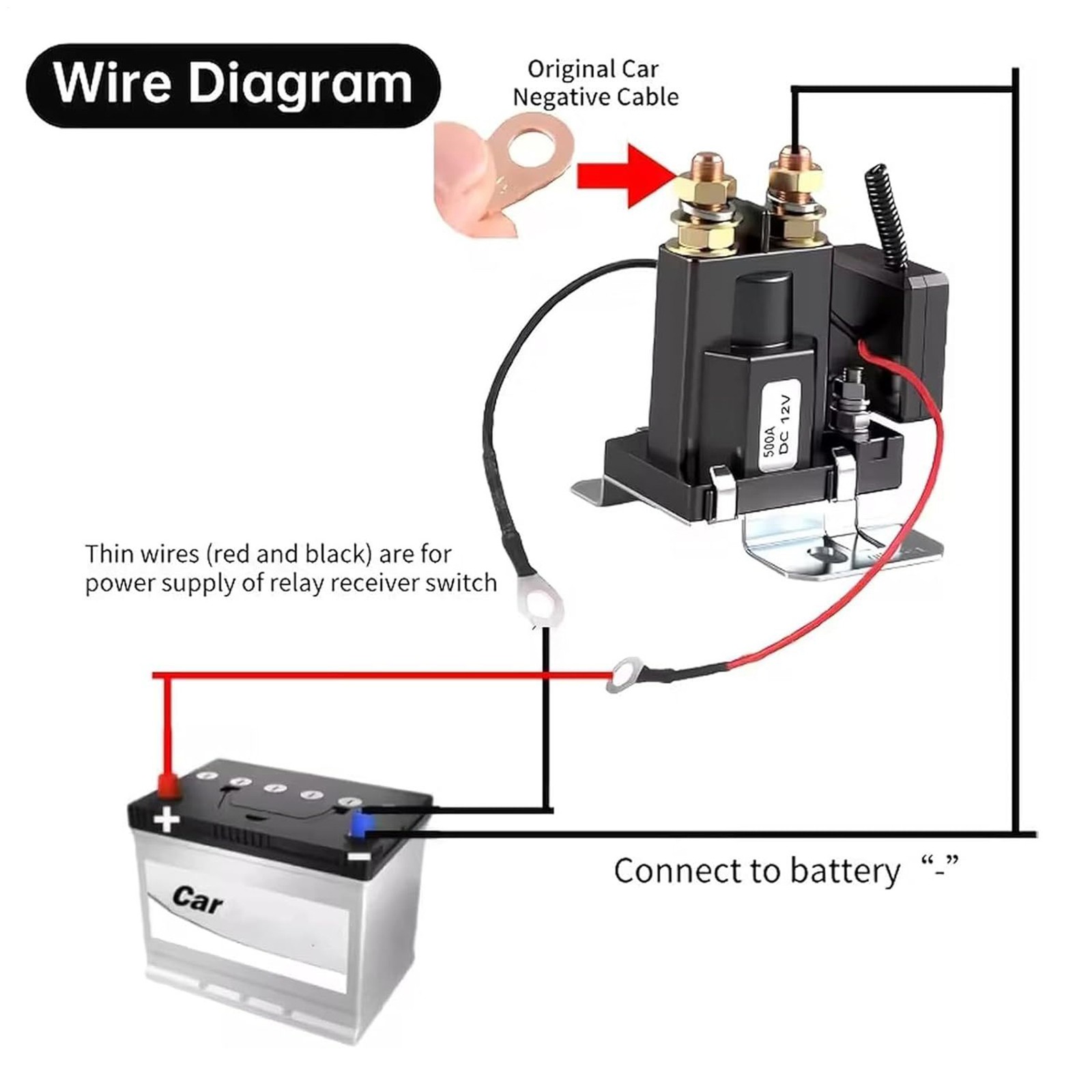 Wireless Remote Control Battery Relay Switch Car Starter,Battery Switch 12v Cars