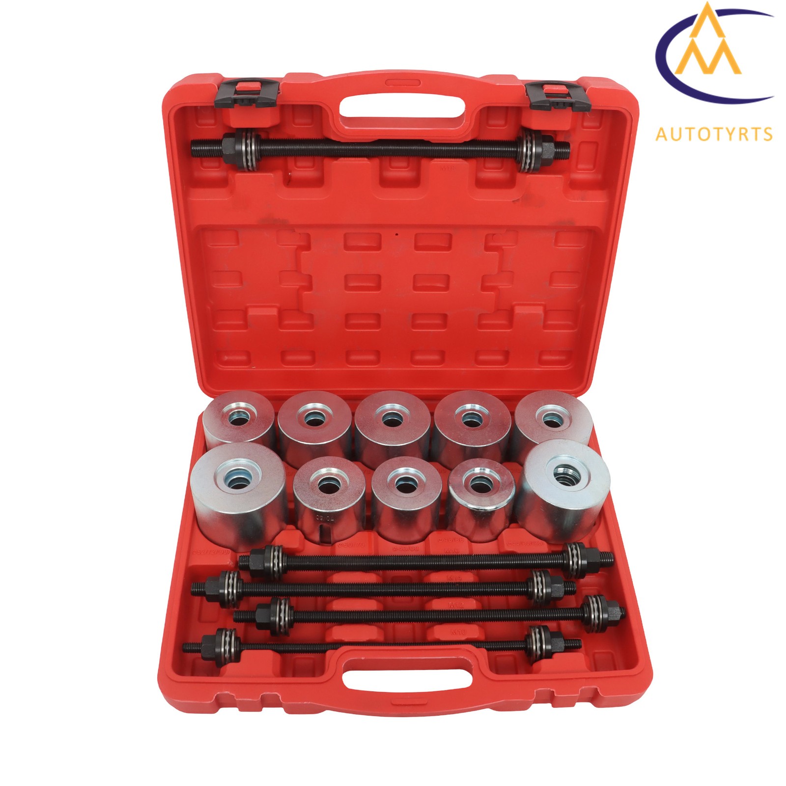 27PCS Universal Bush Bearing Removal Insertion Tool Press and Pull Sleeve Kit