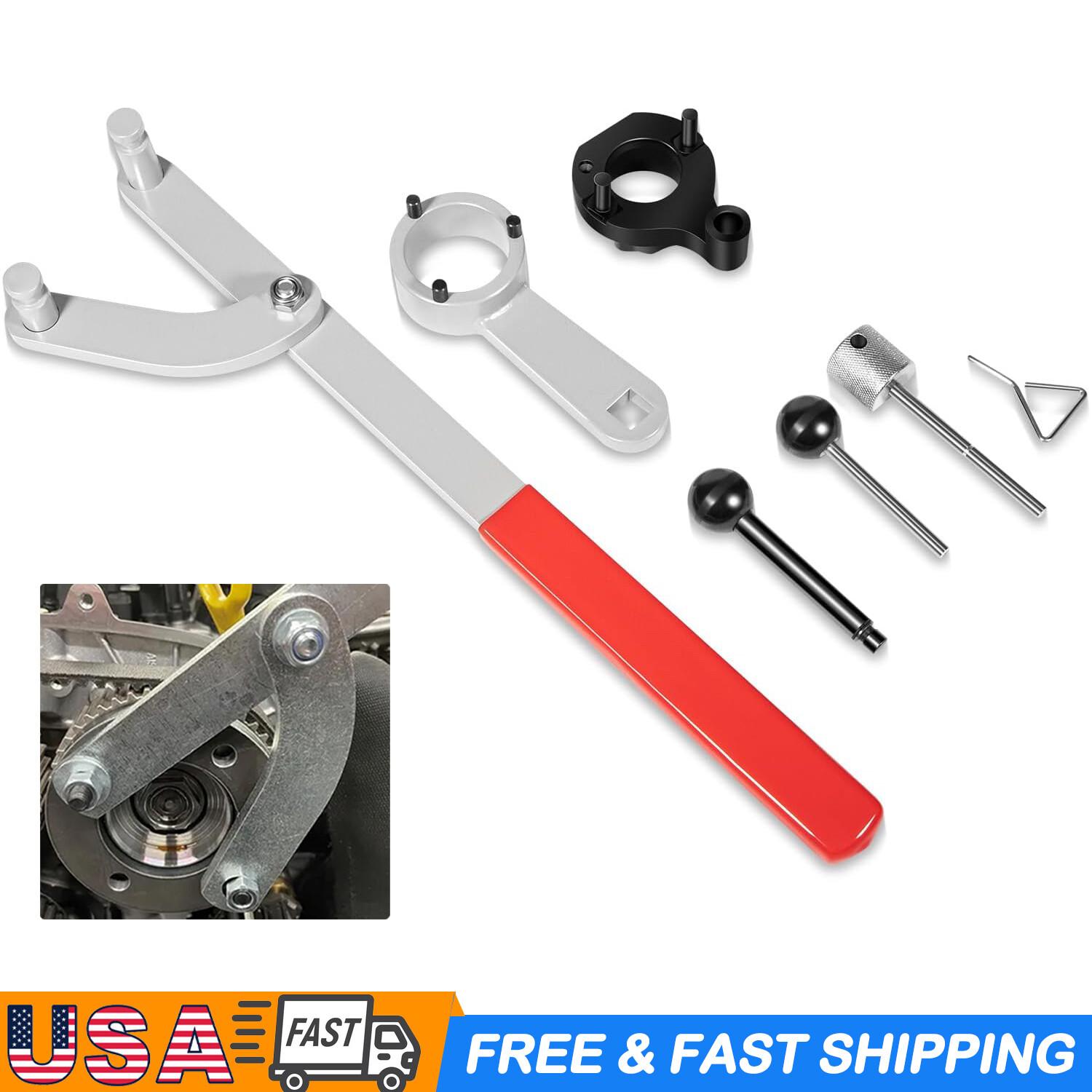 3830 Camshaft Timing Belt Tools Kit for 2015+ Volkswagen TDi EA288 Diesel Engine