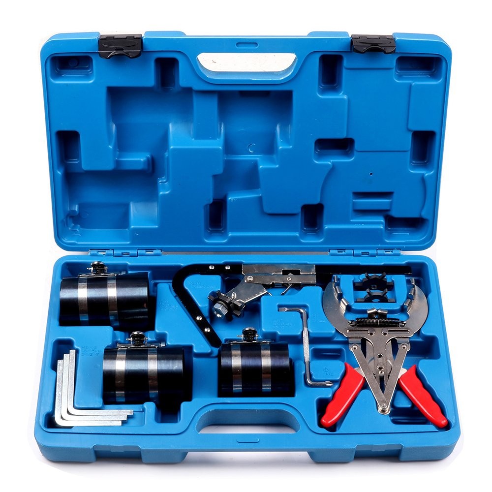 Engine Piston Ring Service Tool Kit With Ring Expander, Ring Groove Cleaner
