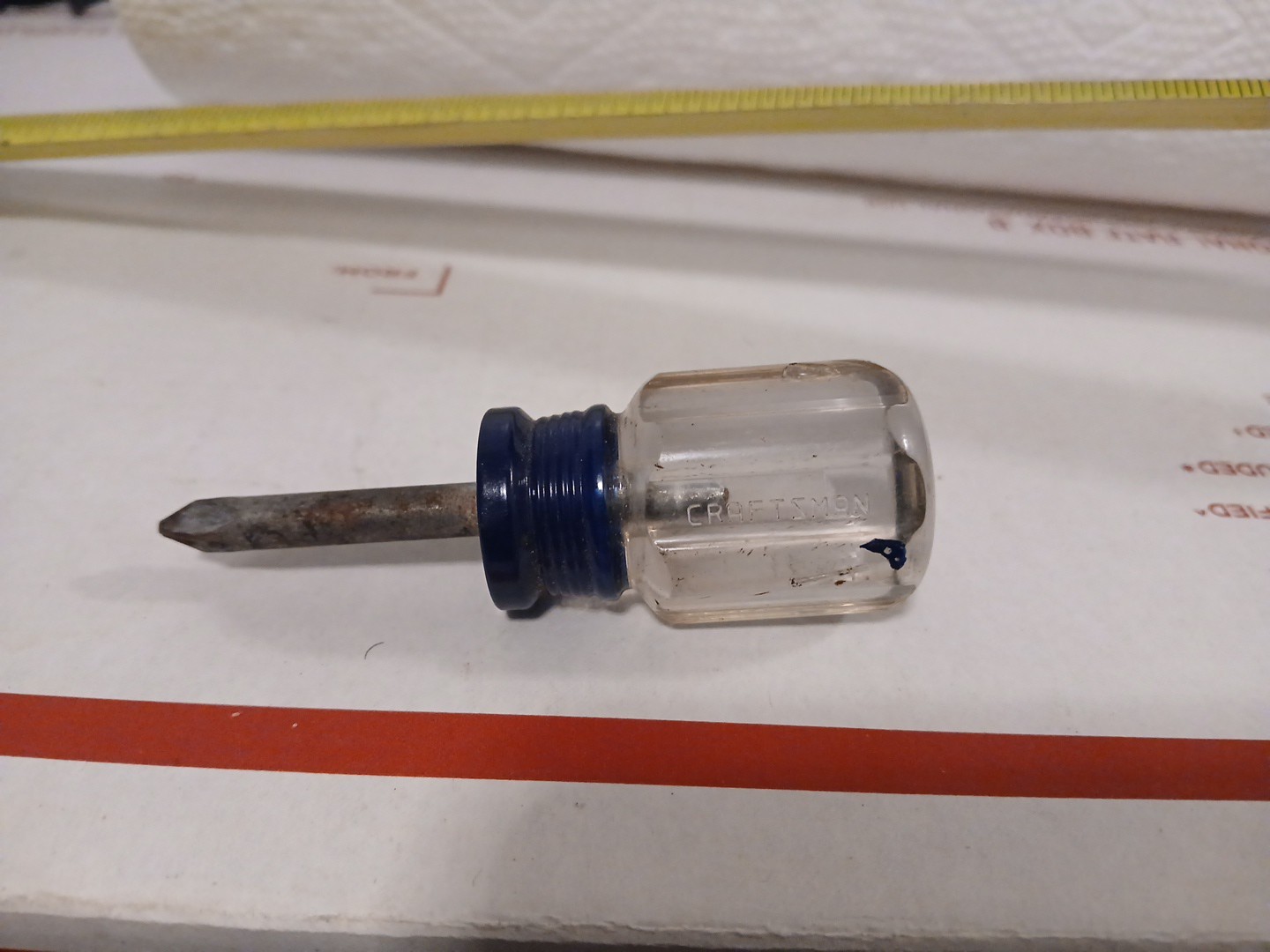 Craftsman Tools USA (WF) NOS #2 Phillips Stubby Short Screwdriver Model 4118 Spr
