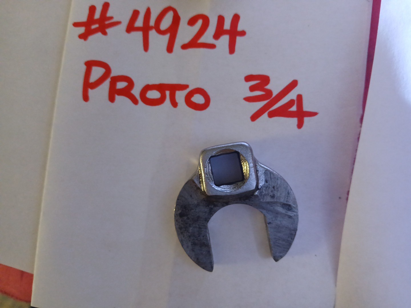 Proto 4920 Crowfoot Wrench Drive 5/8 Socket Wrench