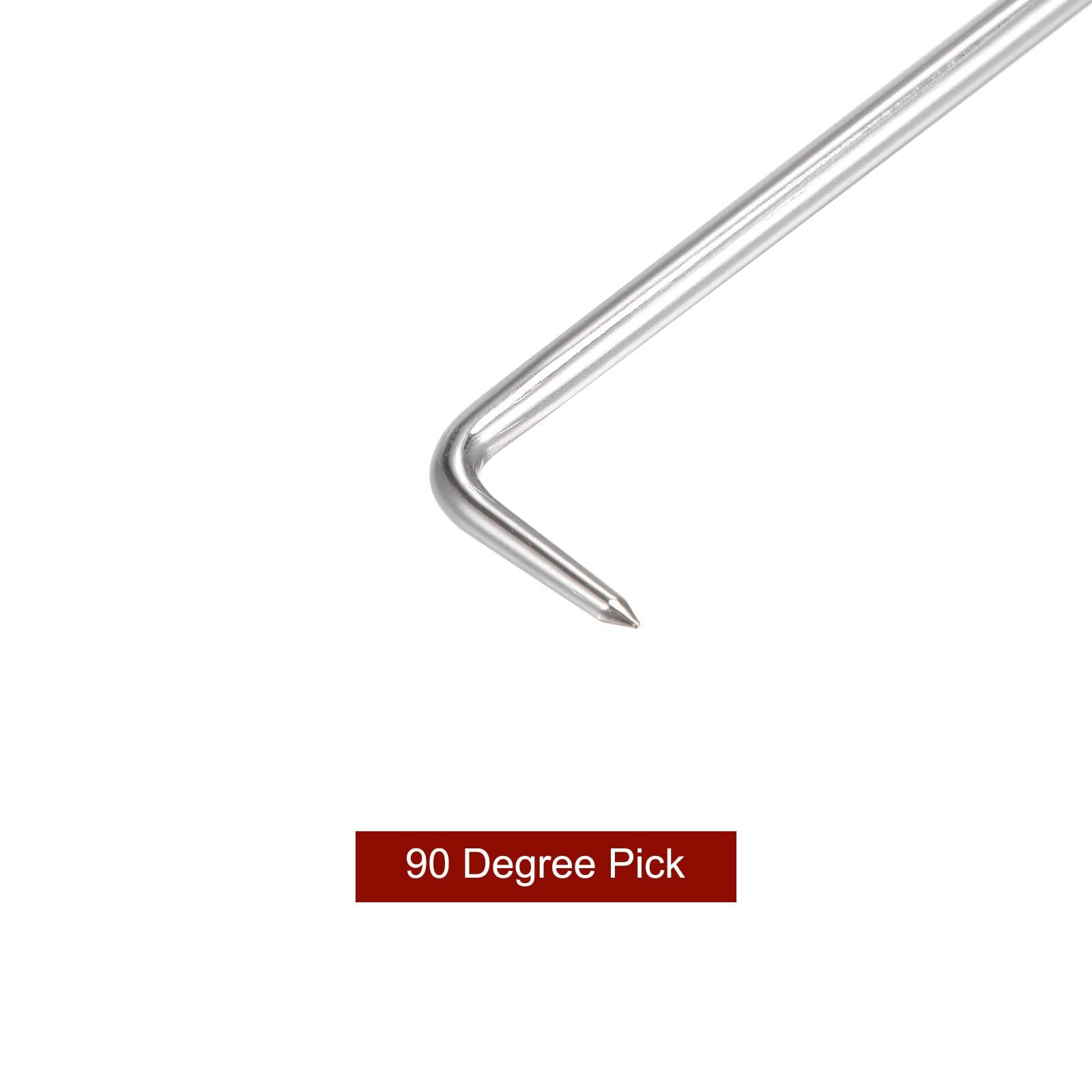 uxcell 90 Degree Pick Hook 5.51″ Puller Remover Removal Tool for Oil Red