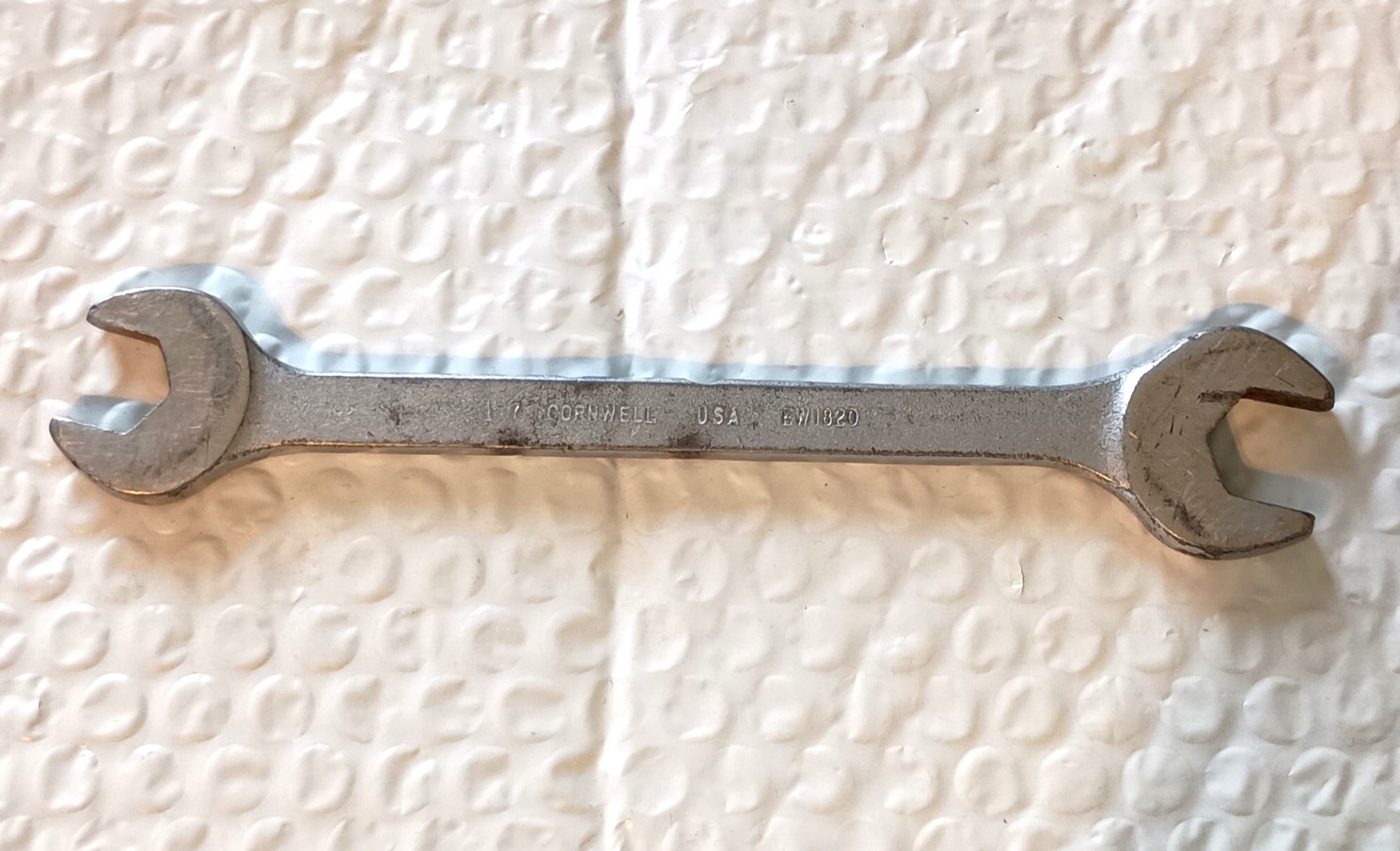 CORNWELL TOOLS USA EW1820, 9/16″ x 5/8″ DBL. OPEN – END WRENCH, 7.25″ LONG.