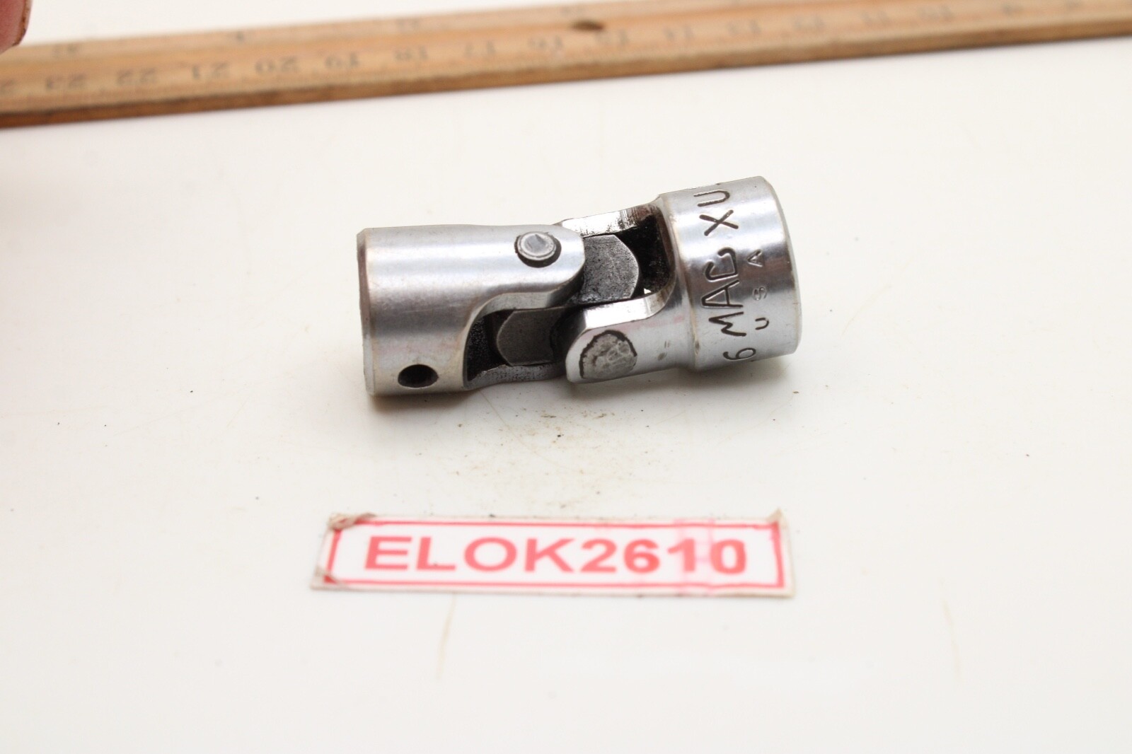 MAC Tools XU186 3/8″ Drive 9/16″ 6 Point Universal Flex Swivel Socket Chrome USA