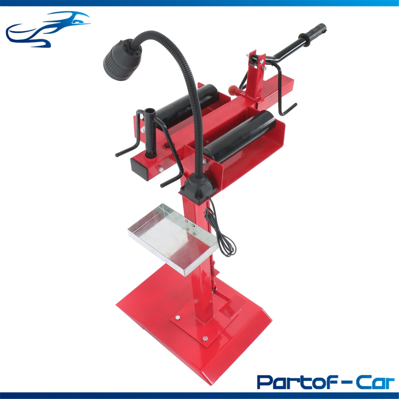 Heavy Duty Car Tire Spreader Tire Changer Repair Tires Tool w/LED Light Manual