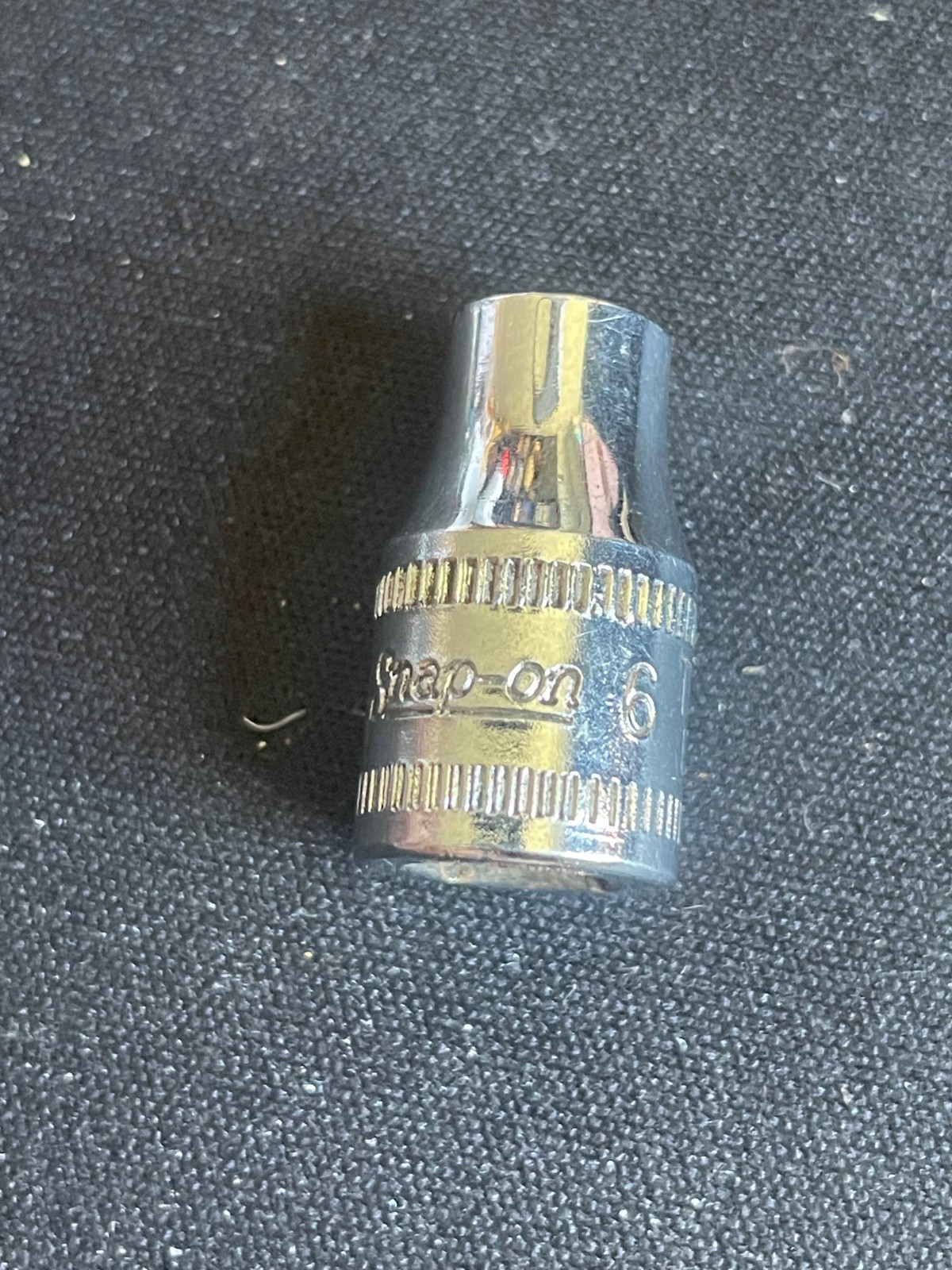 Snap-on Tools TMM6 – 6 Point 1/4″ Drive 6mm Shallow Chrome Socket USA