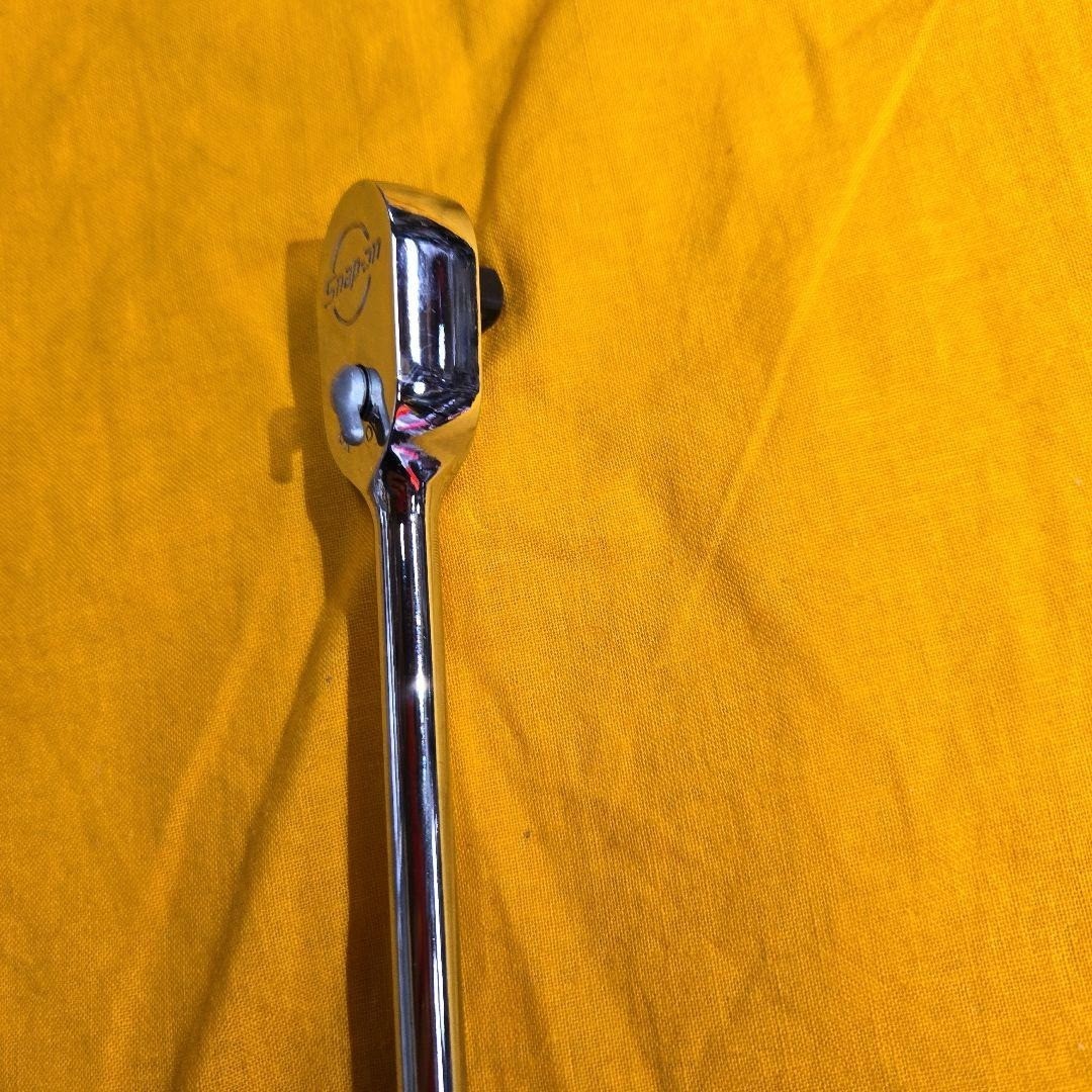 Snap-on TL72 1/4″ Drive Chrome Long Handle Ratchet sold as is