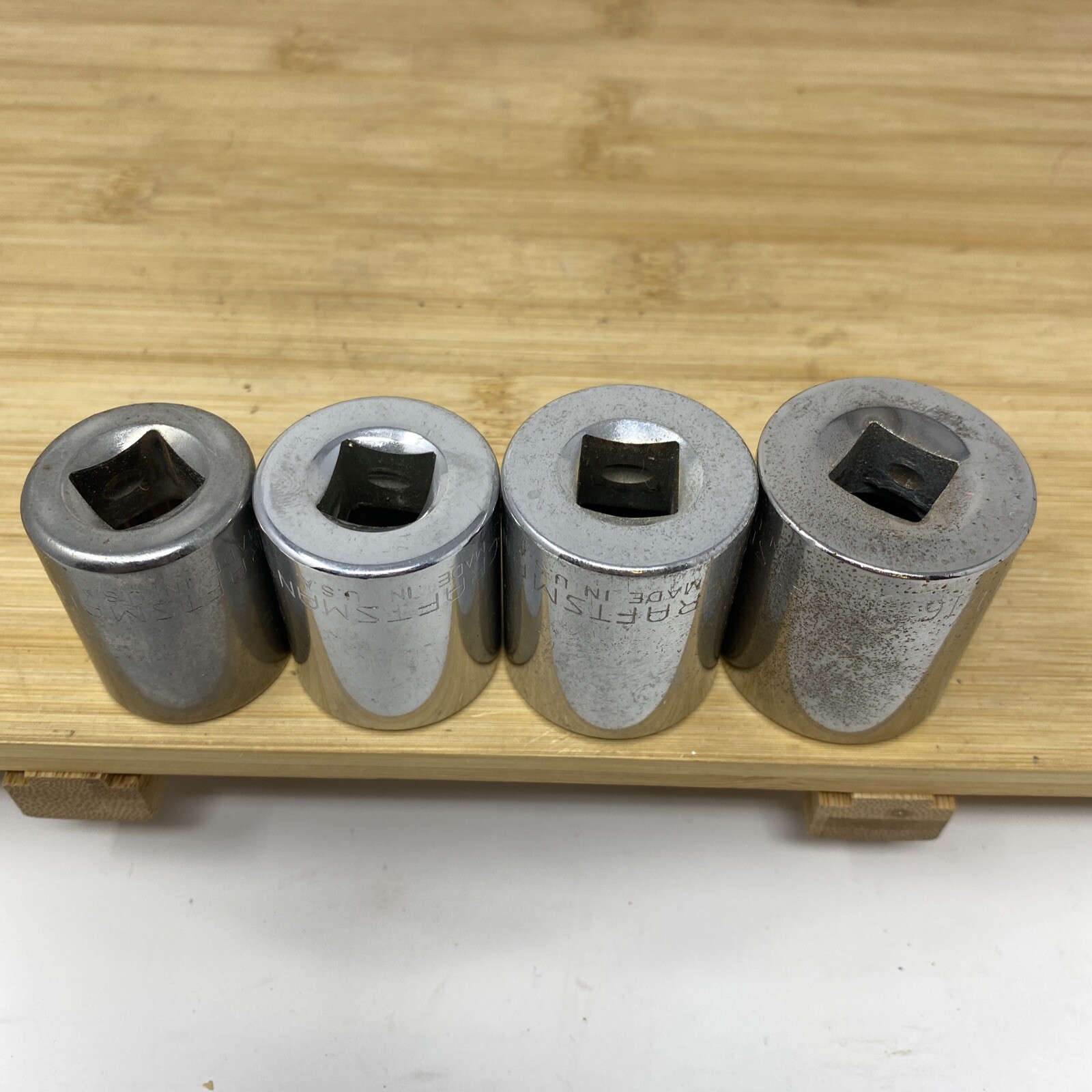 Craftsman USA 7/8 15/16,1, 1 1/16 12 Point 1/2″ Dr Shallow Socket Inv CG Series
