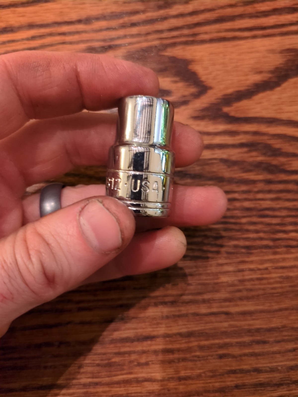 SK Hand Tools 40312 1/2″ Dr. 12mm 12pt Standard Metric Chrome Socket