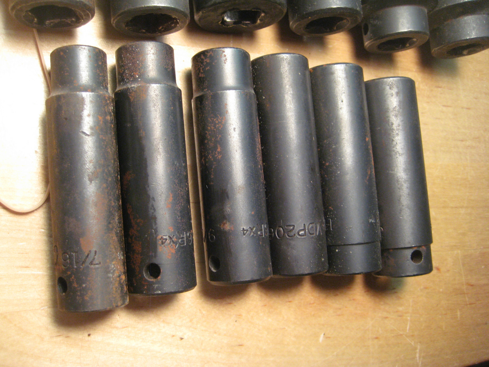 MAC & SNAP ON TOOLS 12PCS SEA DEEP IMPACT SOCKET SET 6-POINT 1/2DR