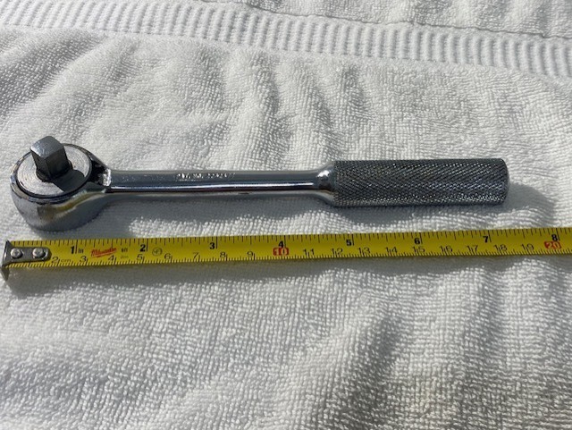S K TOOLS MODEL 45170 RATCHET 3/8 DRIVE USA MADE 7.5 IN LENGHT FINE TOOTH