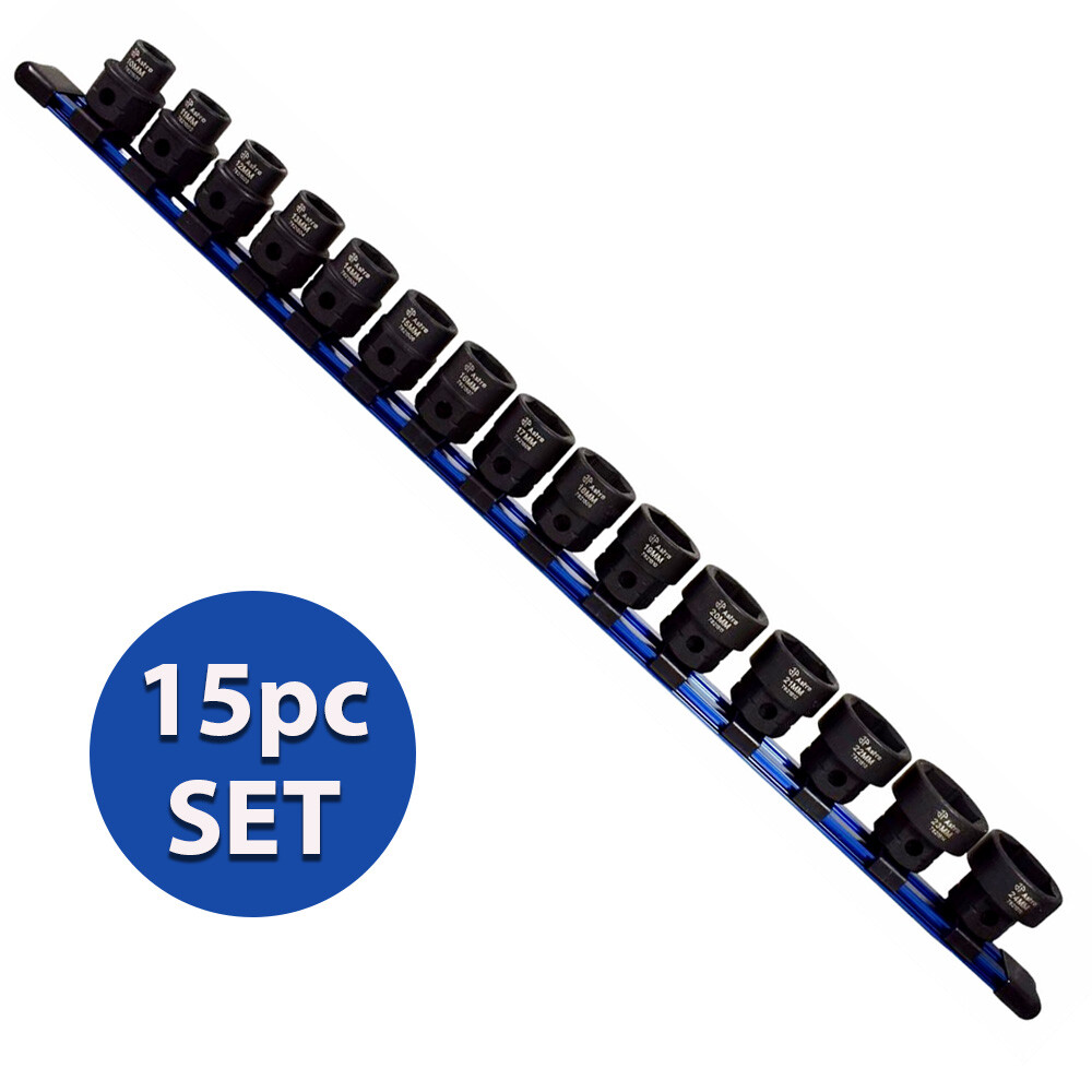Astro Pneumatic 78215 15pc 1/2″ Dr Nano Low Profile Impact Socket Set Metric