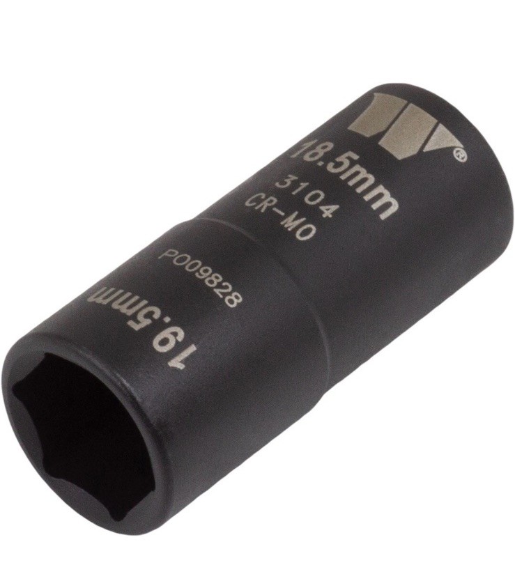 Welzh Werkzeug Ford Wheel Nut Cap Impact Socket 18.5mm & 19.5mm Flip Socket