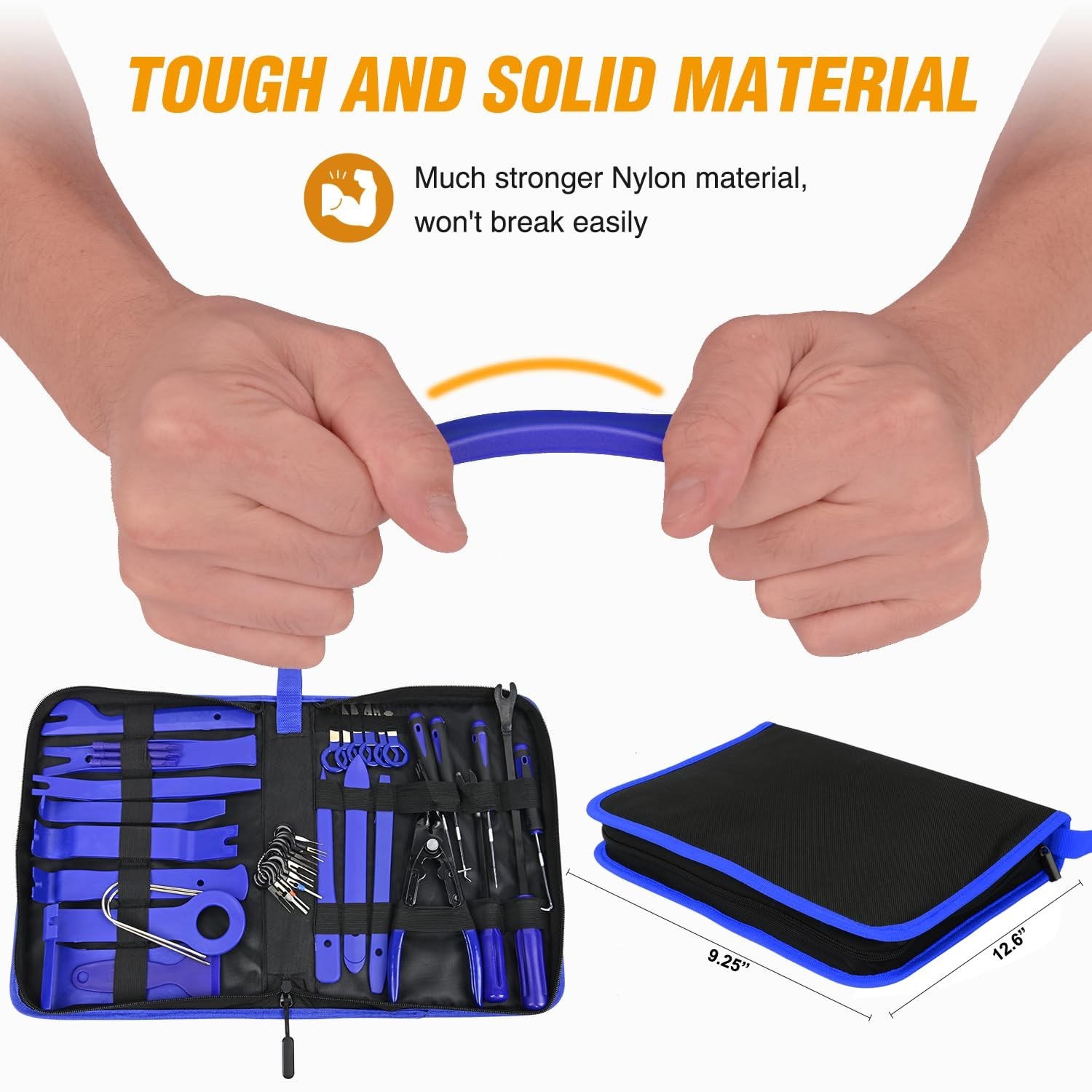 330Pcs Trim Removal Tool Set – Auto Push Pin Clips, Bumper Fasteners, Pry Kit