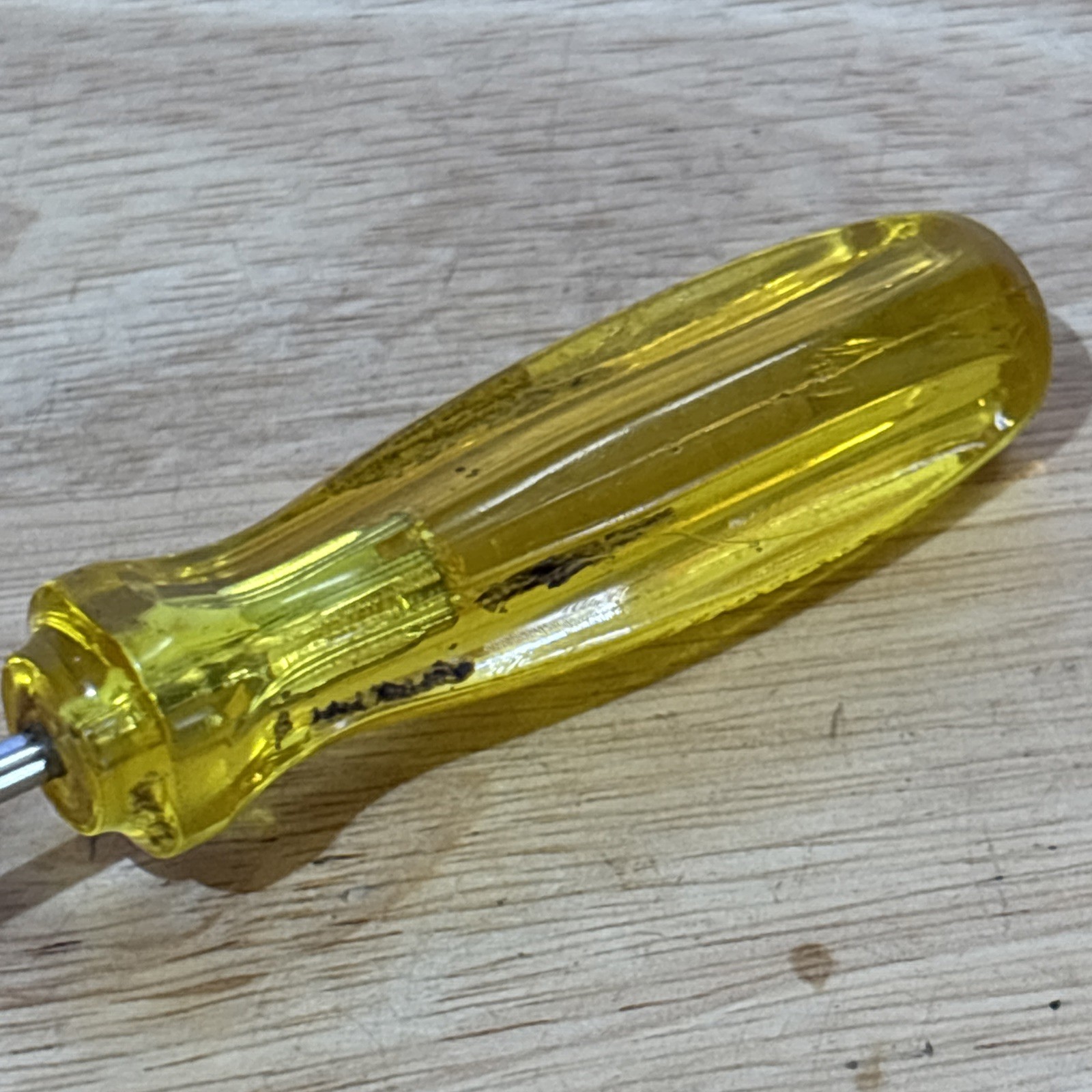 Proto Phillips Screwdriver Clear Yellow Hard Handle 5.25″ Long 9680 USA