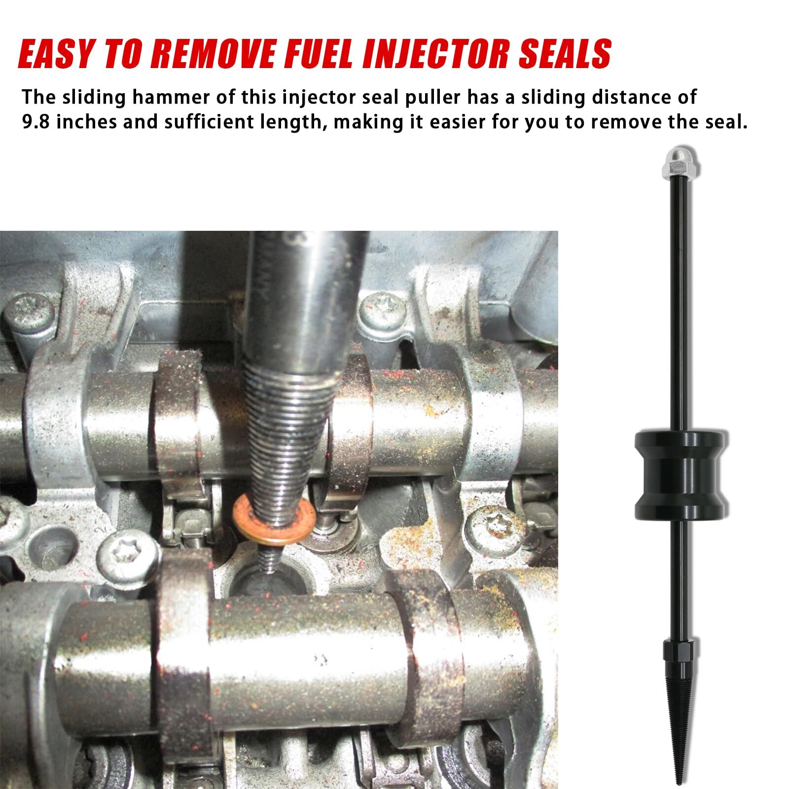 XiTuanYuan Injector Seal Ring Puller Tool Injector Seal Ring Remover for Remo…