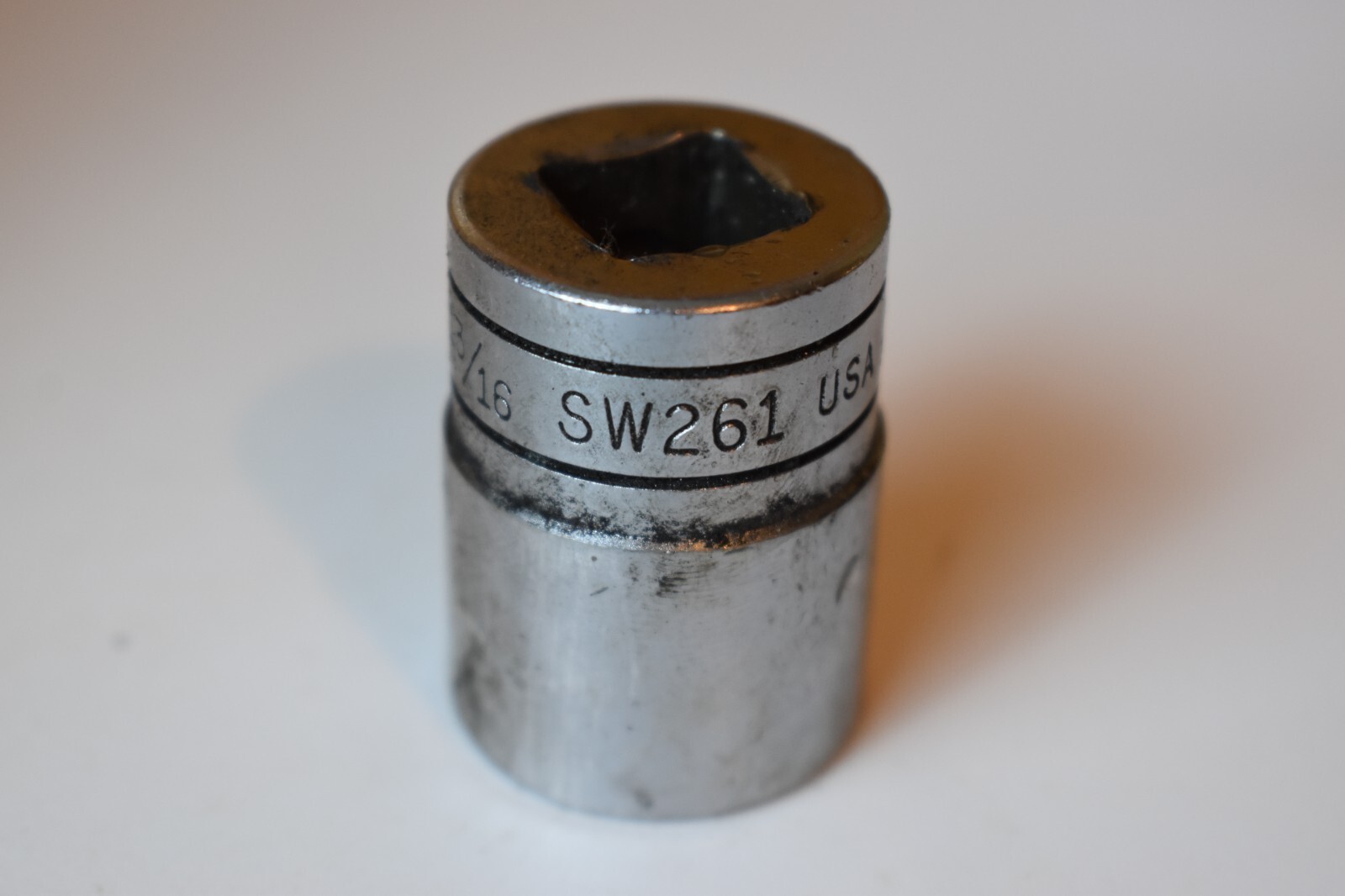 Snap On Tool SW261 13/16″ SAE Flank Drive Shallow Socket 1/2″ Drive 12 Point USA