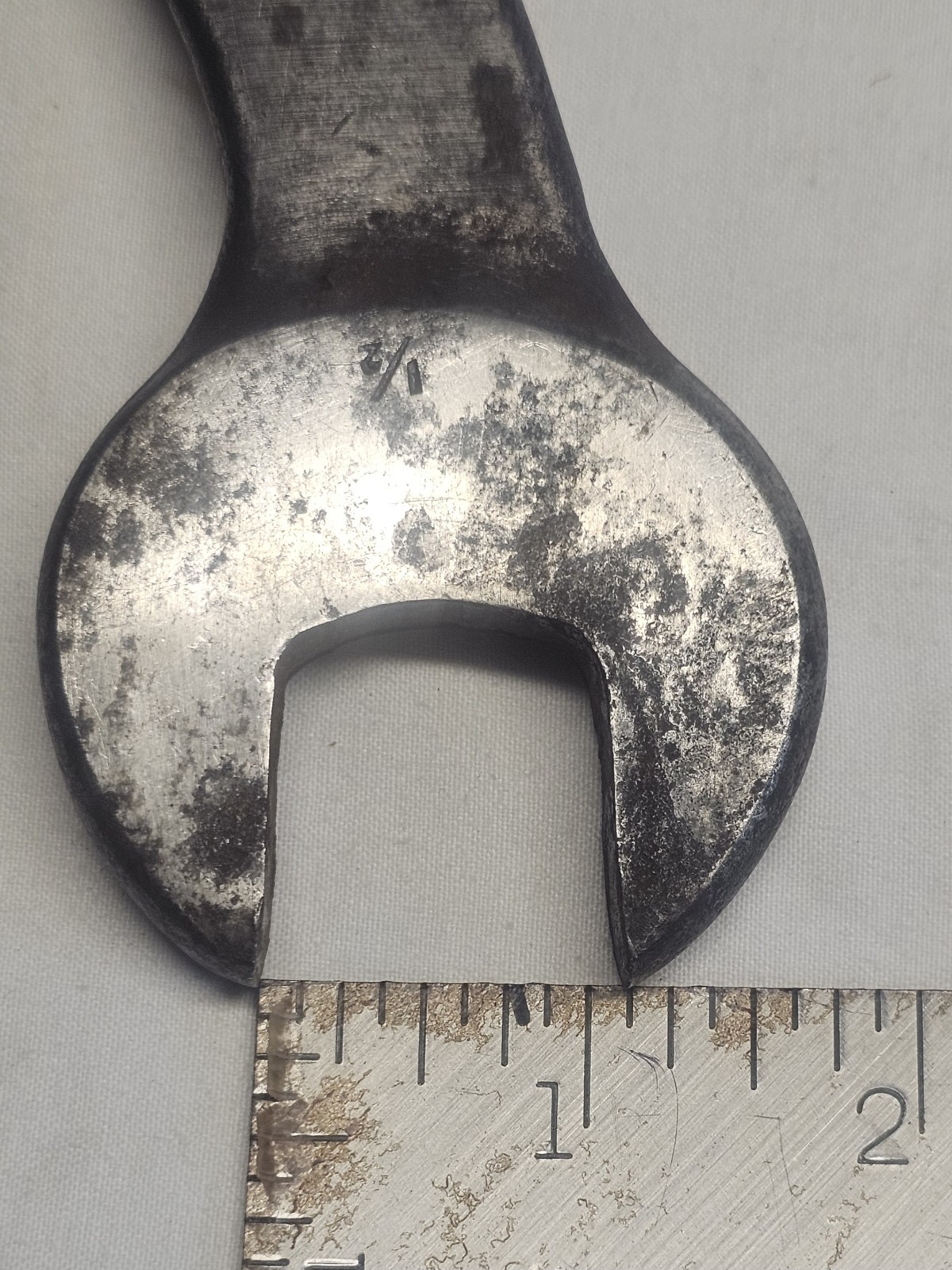 Antique JH Williams & Co #683 Light Service Wrench 10″L Offset Tool 1/2″ & 7/16″