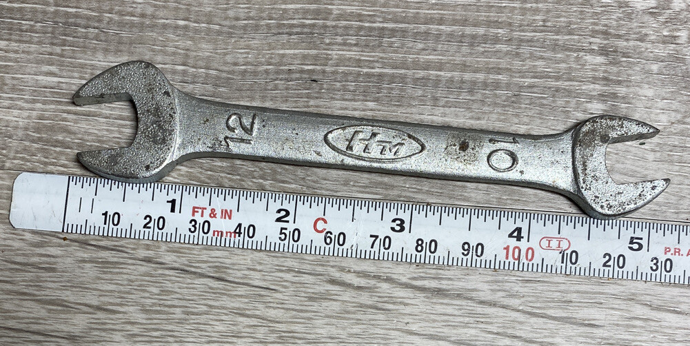 HM Honda Motors RK Open End Wrench Metric 12mm x 10mm Motorcycle Tool