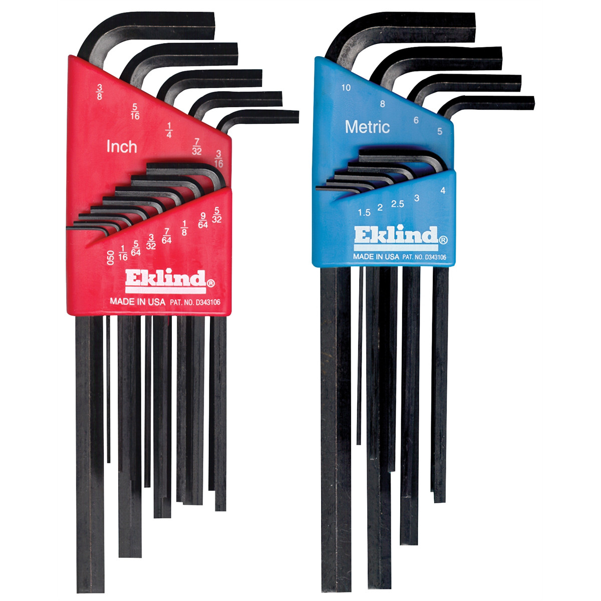 Eklind Tool Company HEX KEY SET 22 PC SAE/METRIC LONG 10222