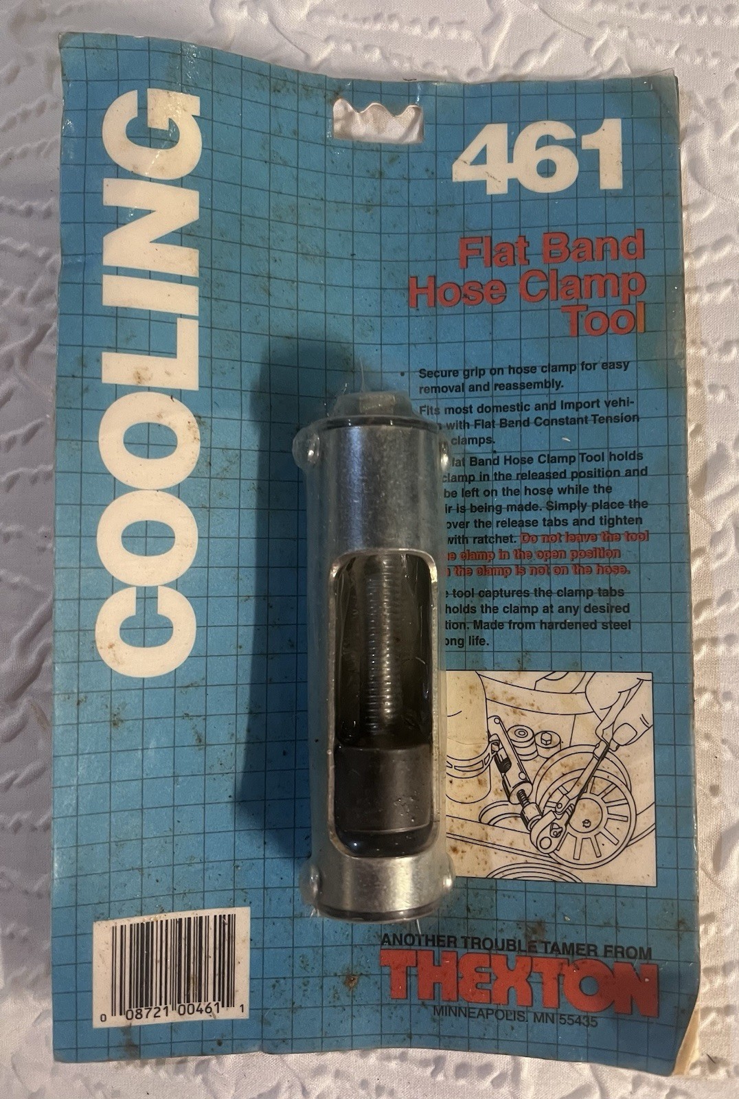 New Thexton 461 Cooling Flat Band Hose Clamp Tool