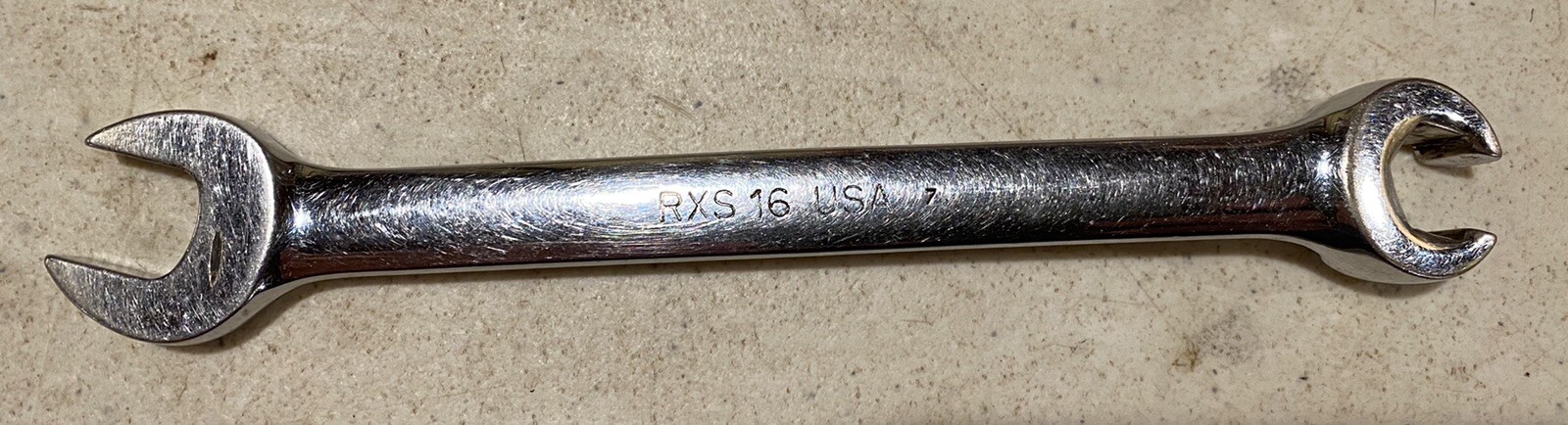 SNAP-ON RXS16 6-Point 1/2″ Open End/Flare Nut Wrench 6-7/8» Long